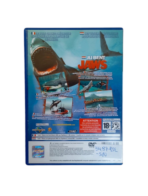 Les Dents de la Mer Plastation 2 (PS2)