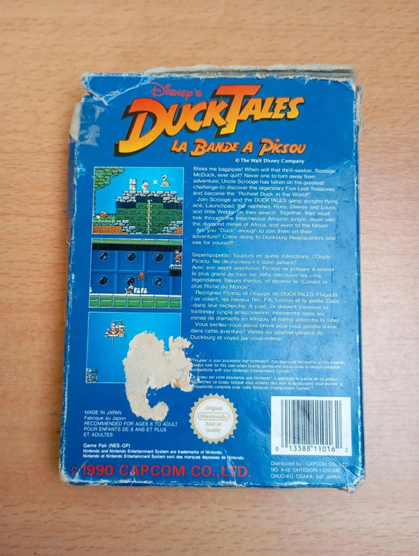 DuckTales : La Bande à Picsou NES en boîte état correct