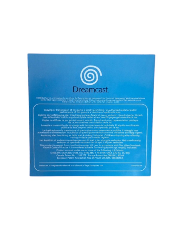 Notice Wetrix Dreamcast