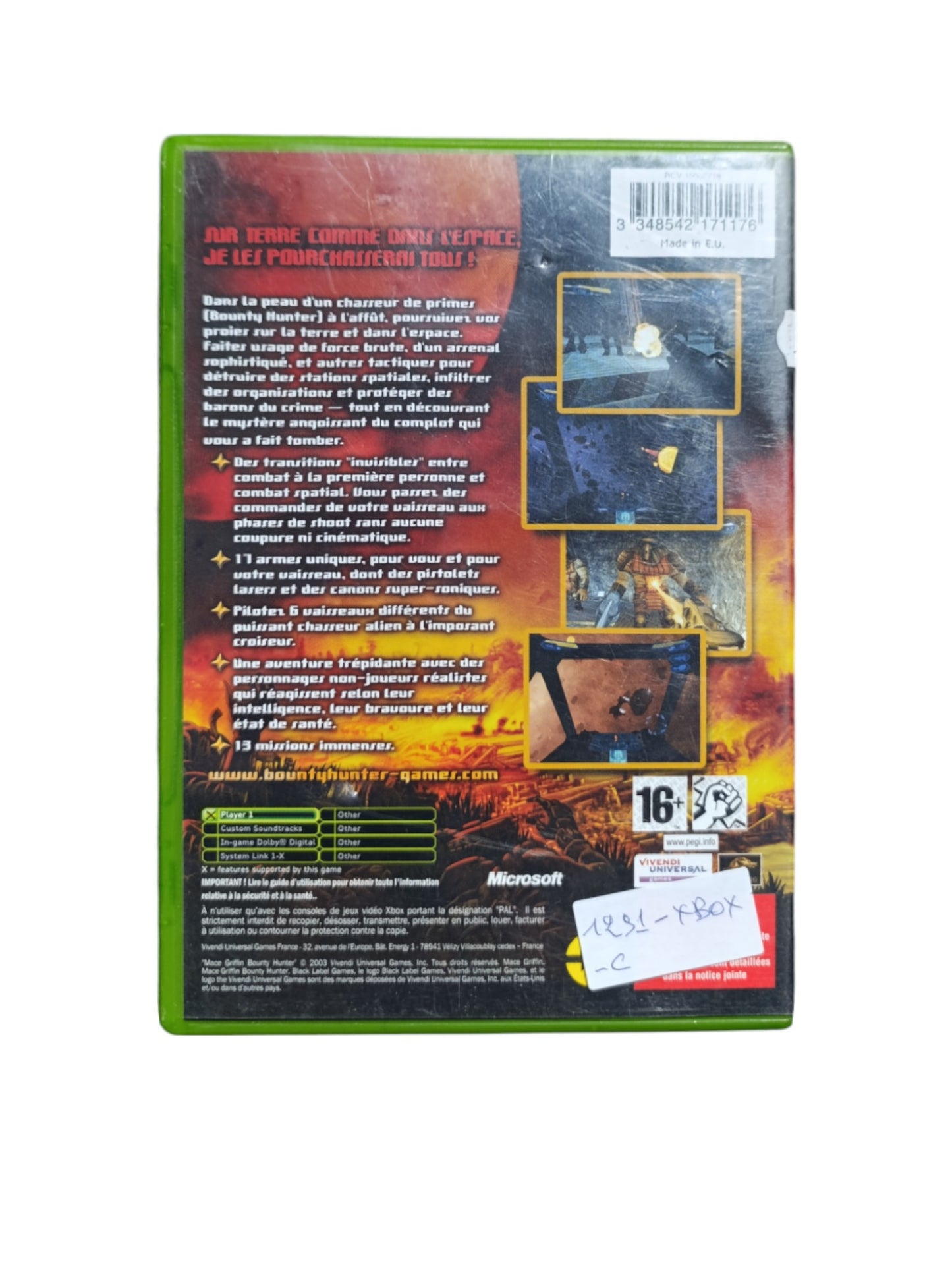 Mace Griffin : Bounty Hunter Xbox