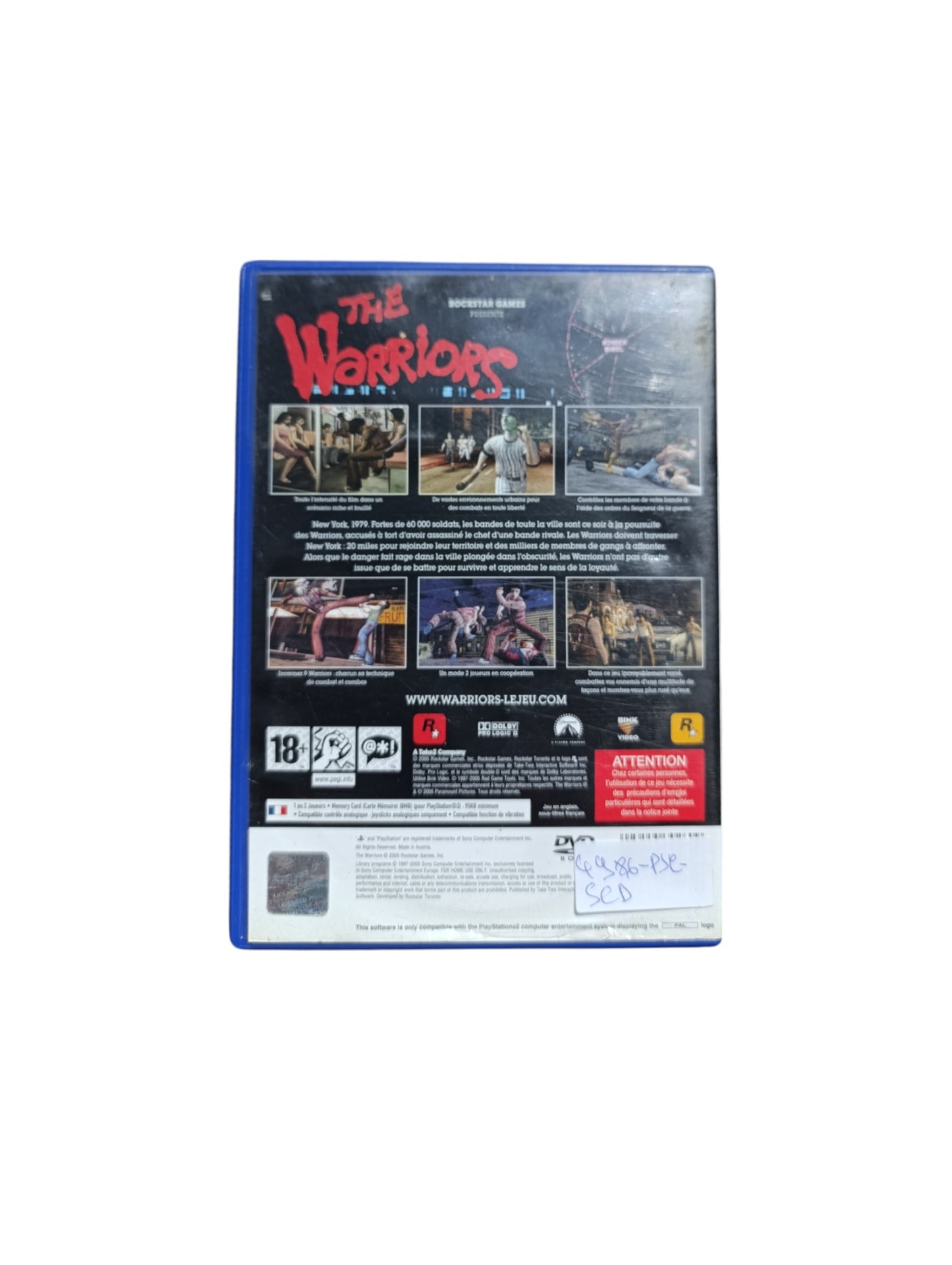 The Warriors Playstation 2 (PS2)