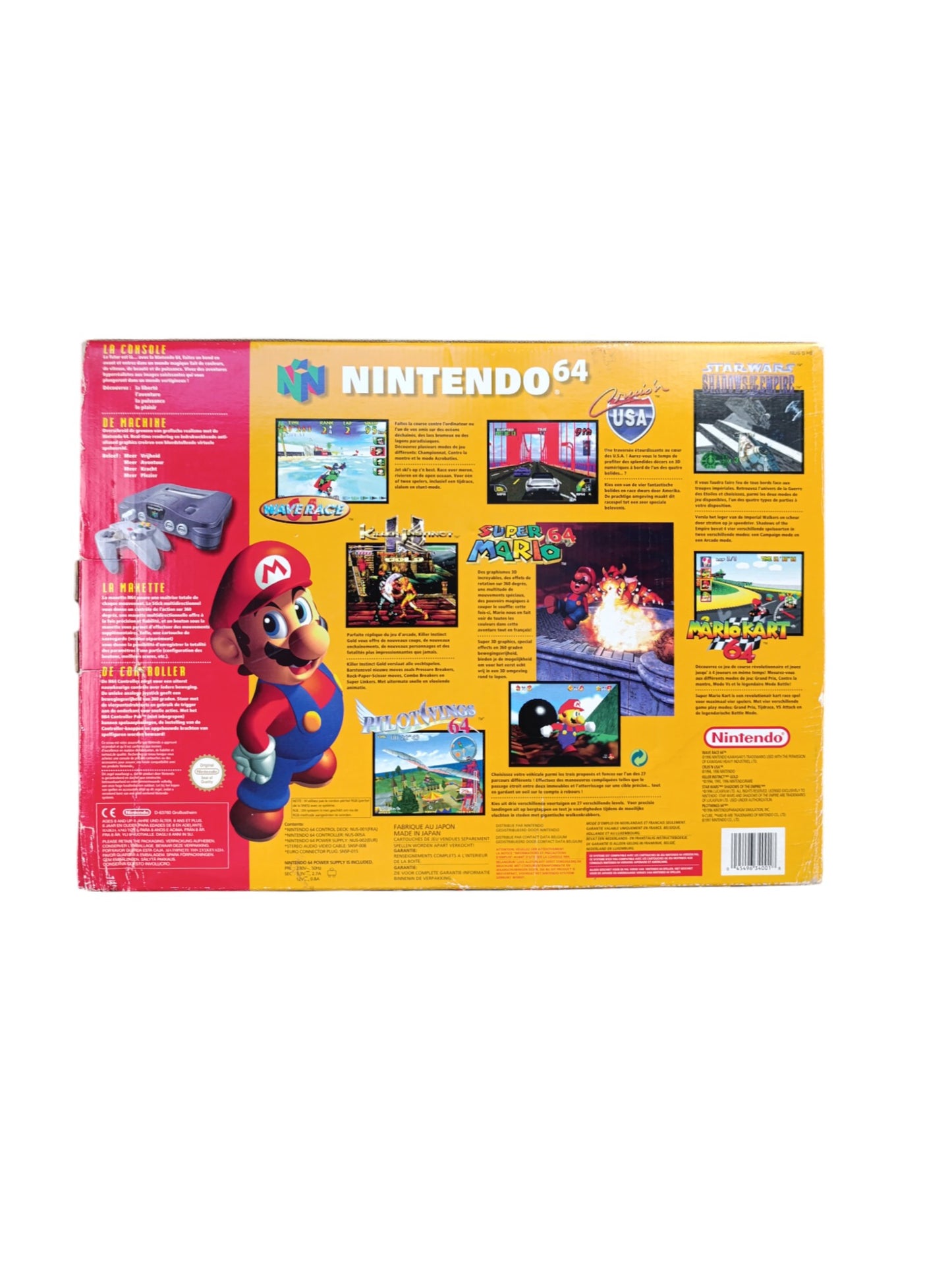 Pack Console Nintendo 64 en boîte FRA