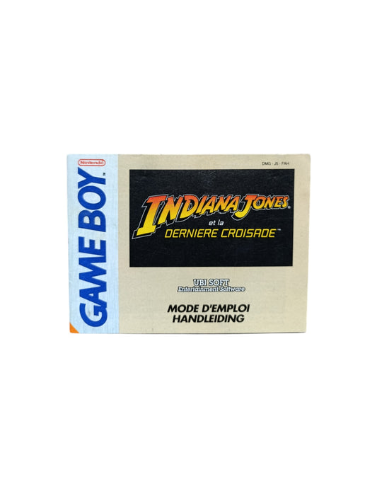Notice Indiana Jones et la Dernière Croisade Game Boy (GB)