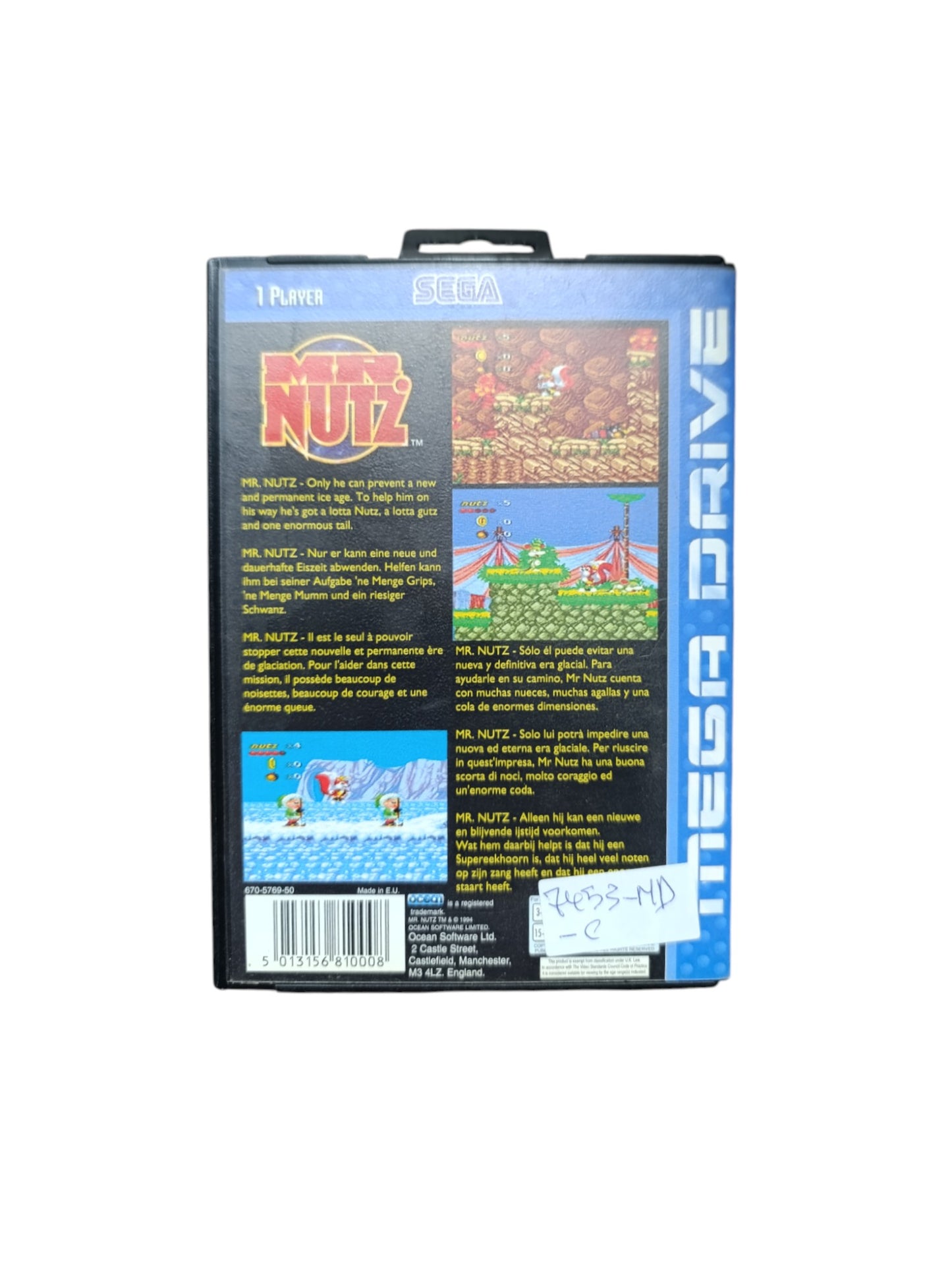Mr. Nutz Megadrive