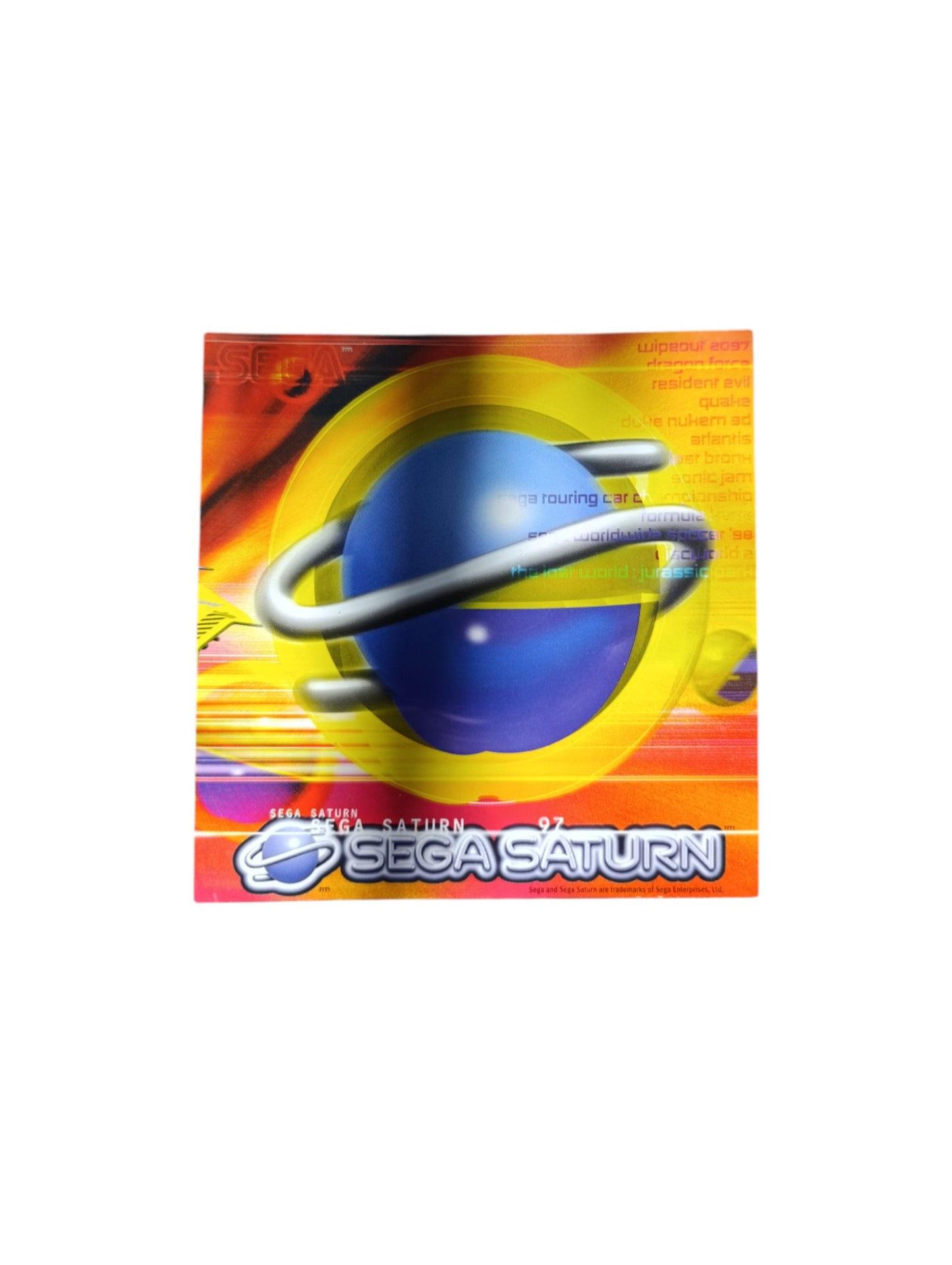 Dépliant Saturn Sega