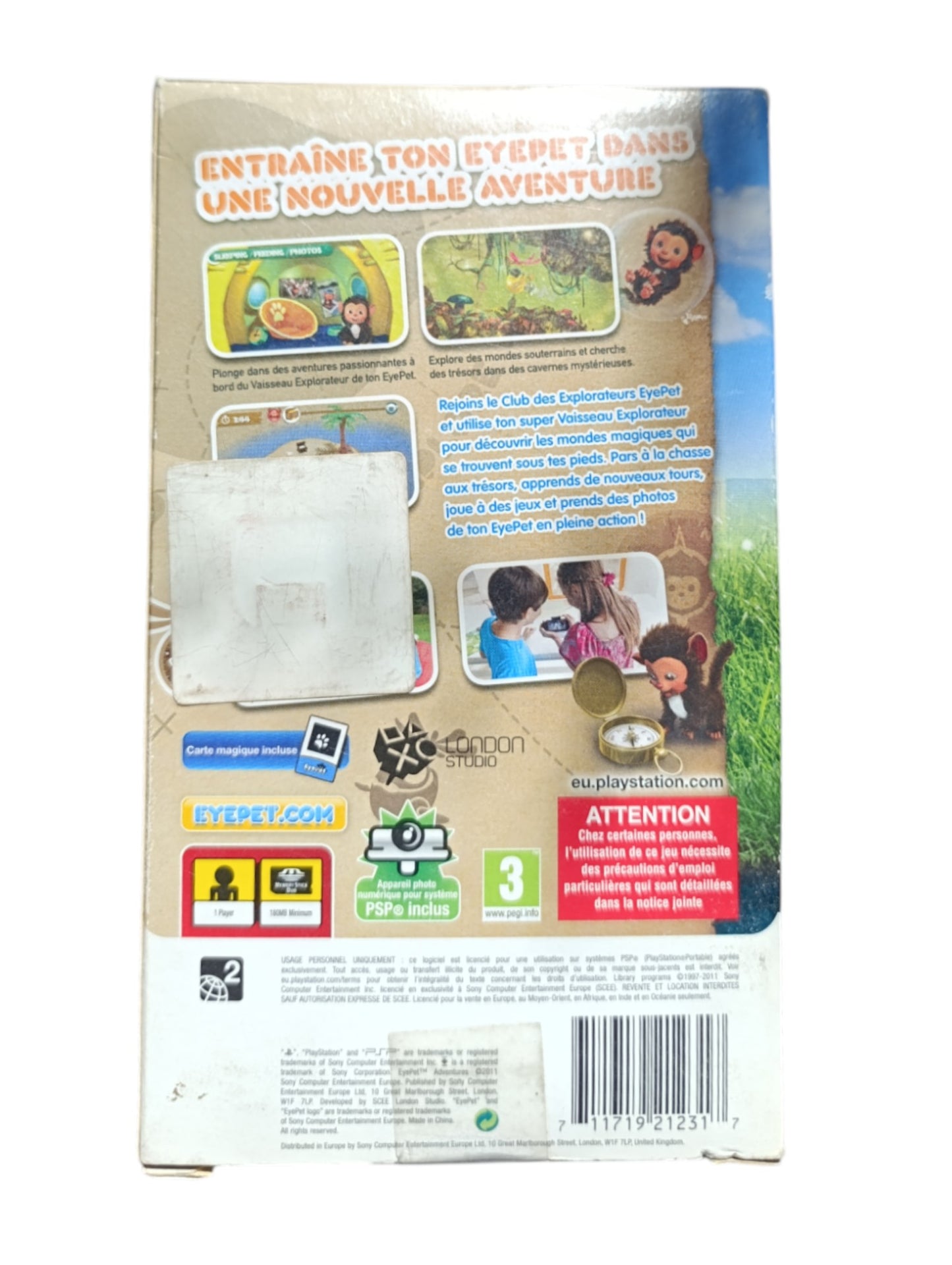 EyePet Adventures – Sony PSP – Neuf Sous Blister – Édition PAL FR