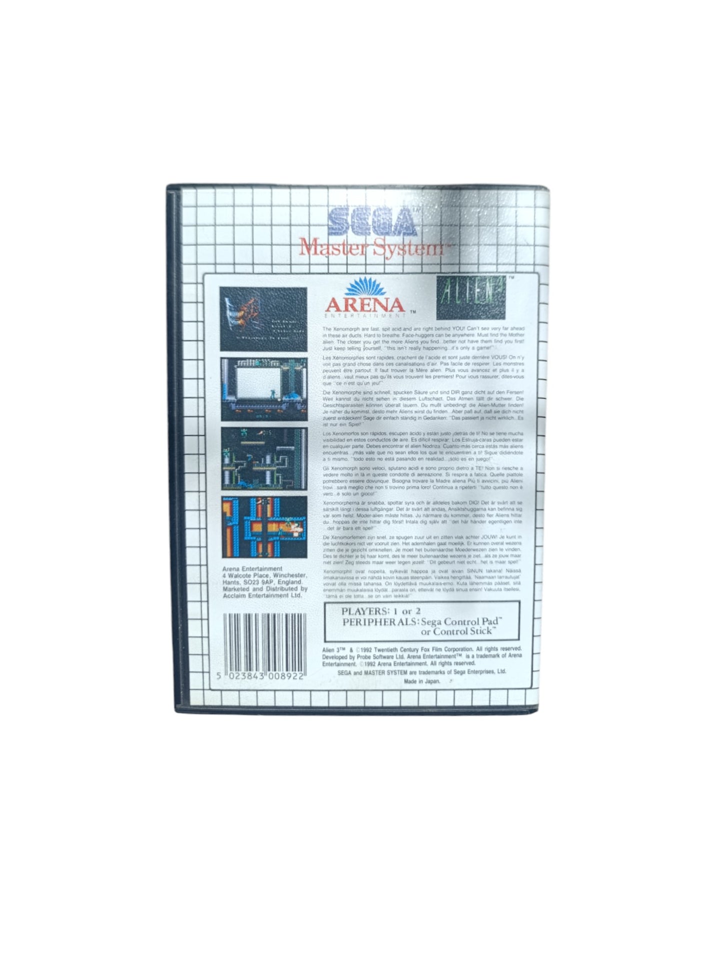 Alien. 3 Master System