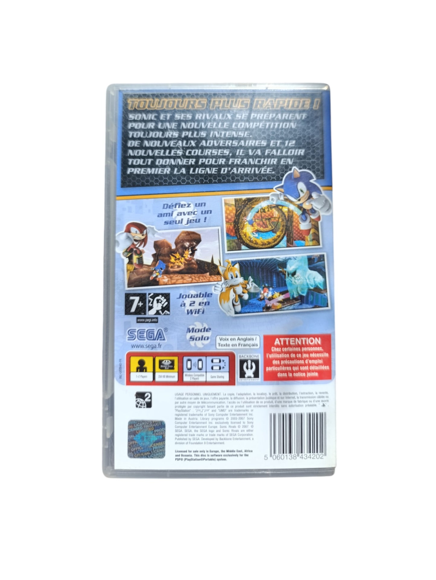 Sonic Rival 2 Playstation Portable