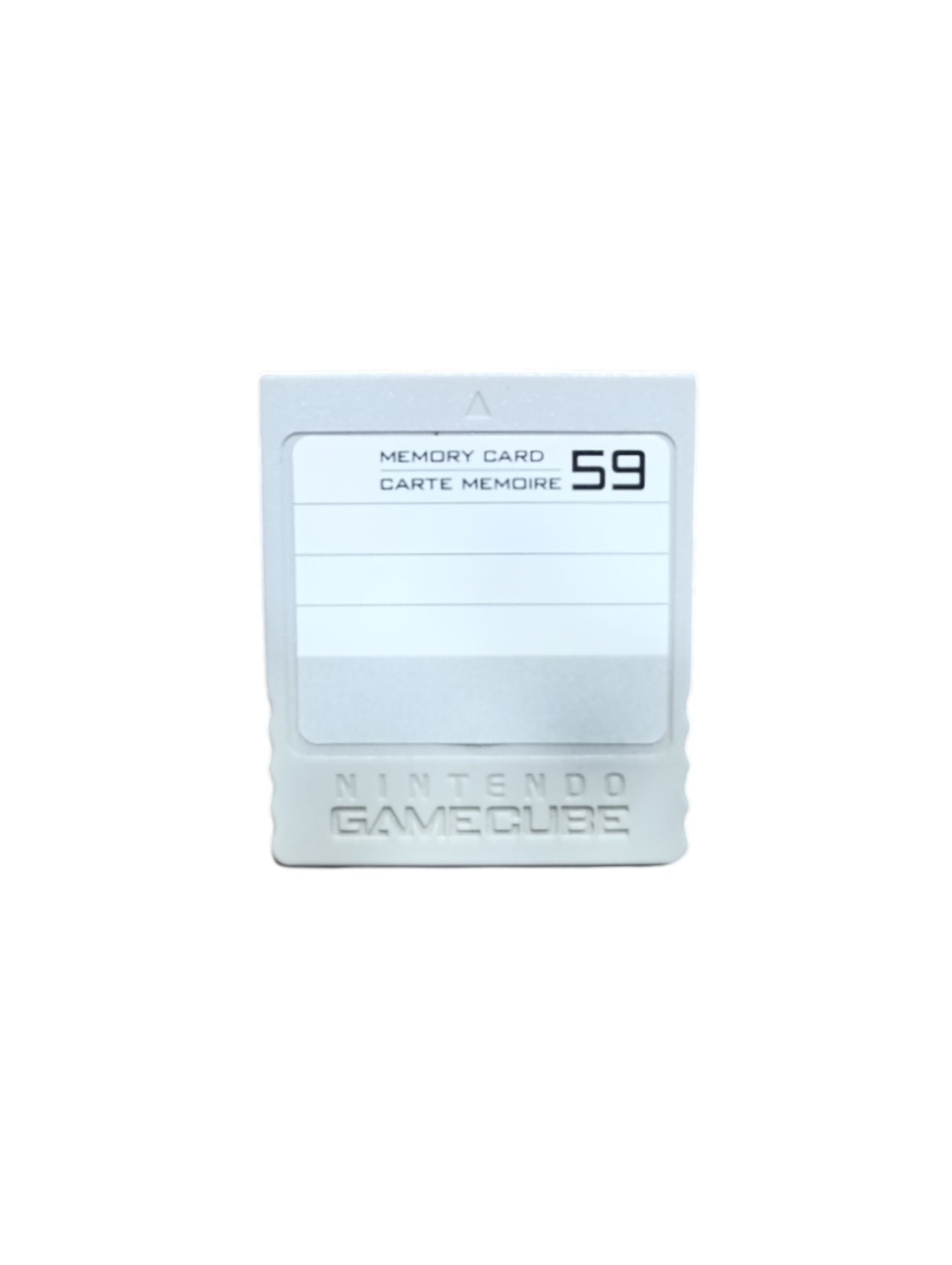 Carte Mémoire Grise GameCube 59 blocs