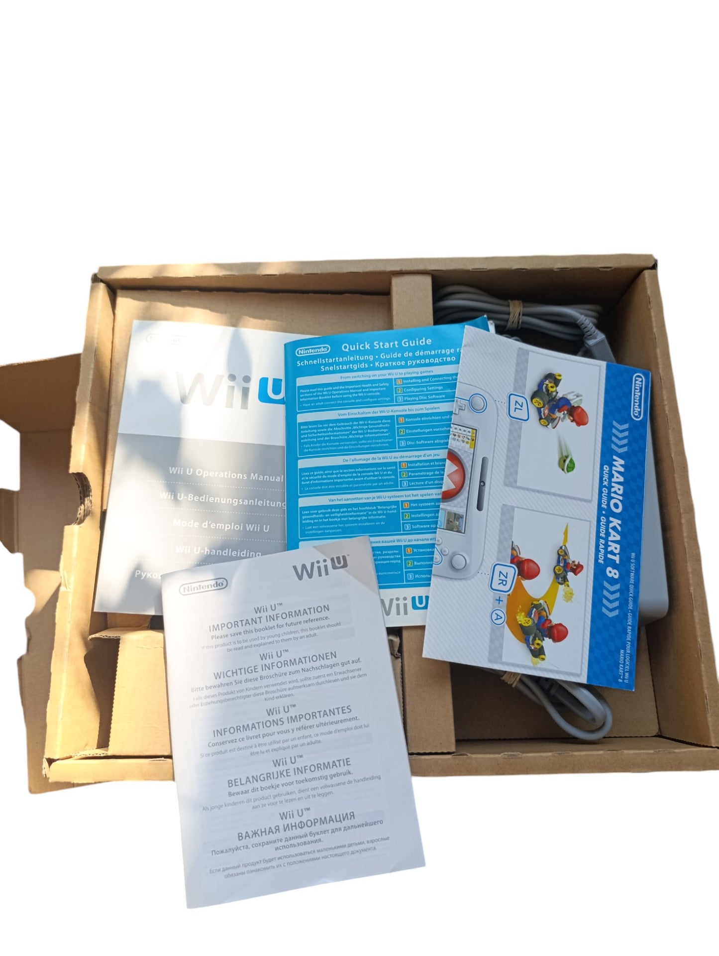 Console Nintendo Wii U – Pack Mario Kart 8 – Version PAL complète