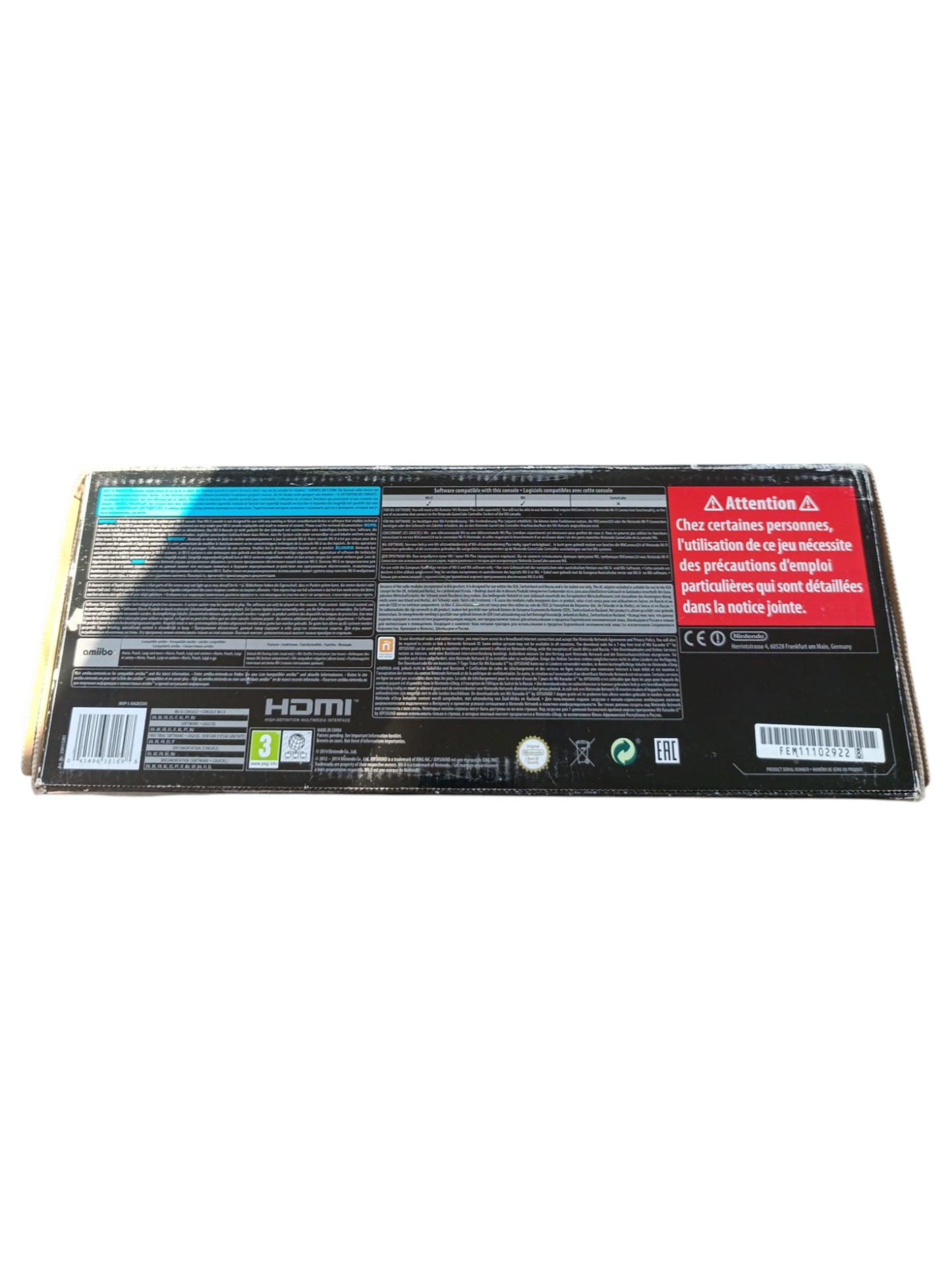Console Nintendo Wii U – Pack Mario Kart 8 – Version PAL complète