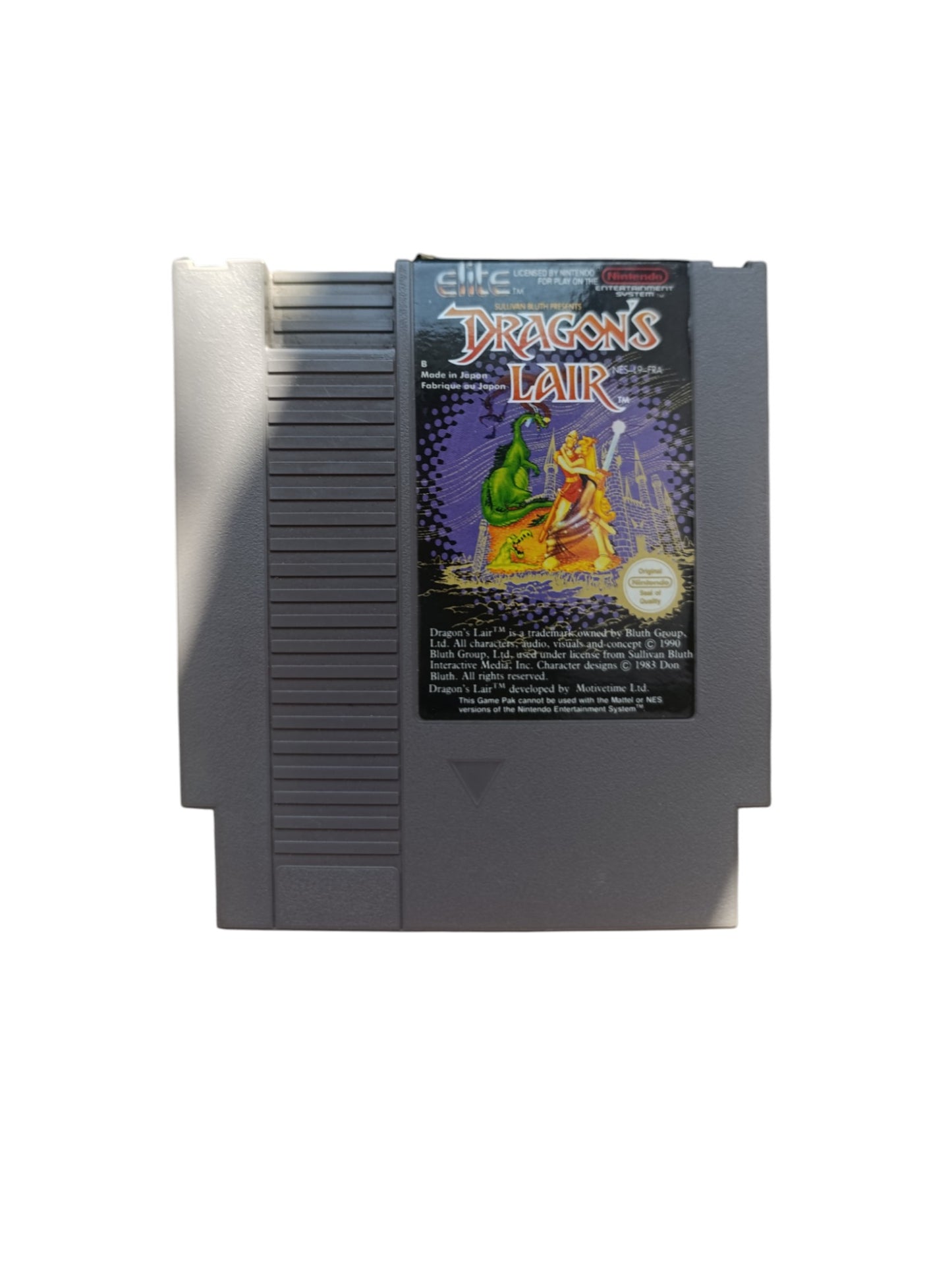 Dragon's Lair Nintendo NES en boîte Complet