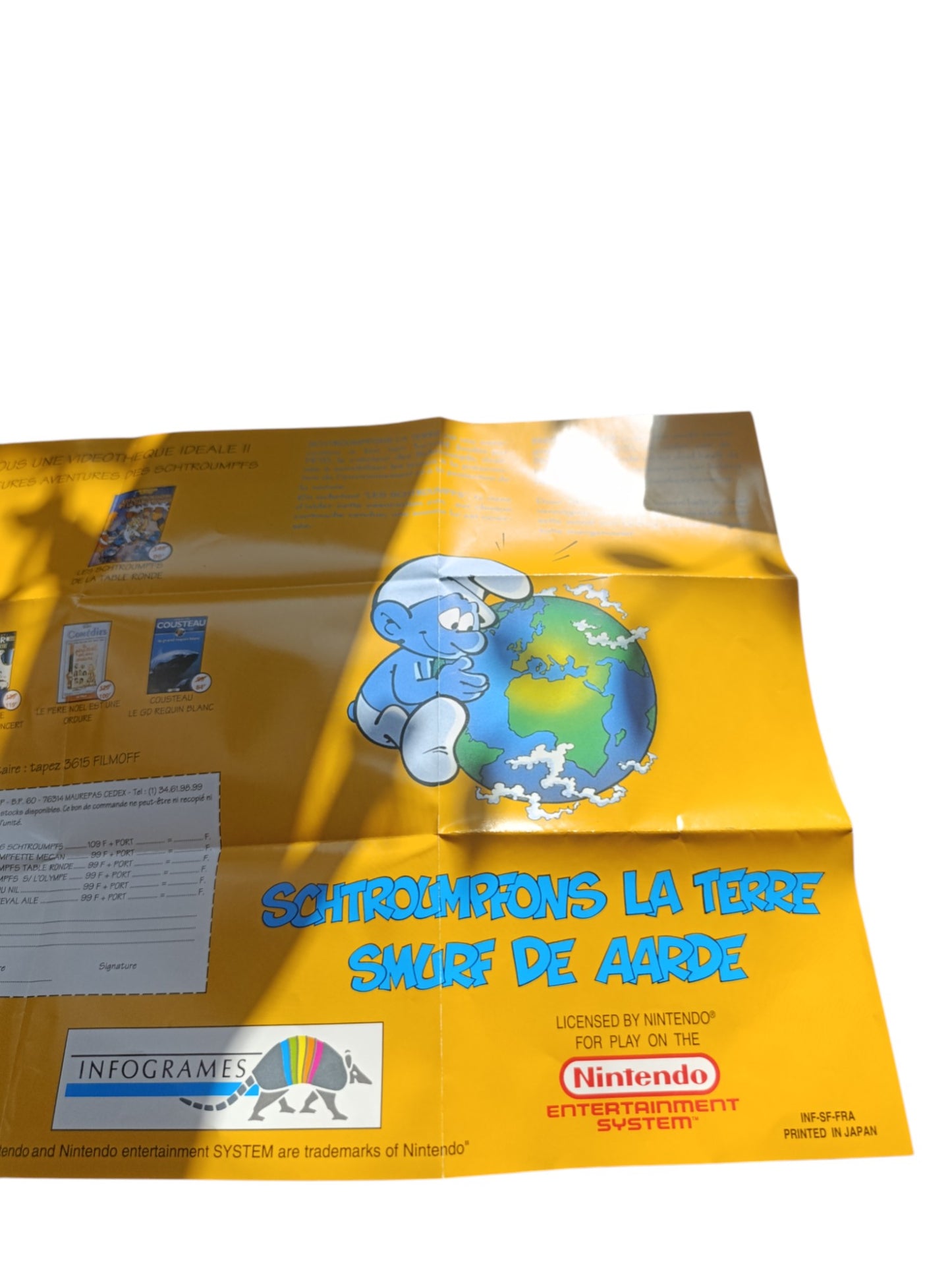 Les Schtroumpfs – Nintendo NES – Version PAL complète