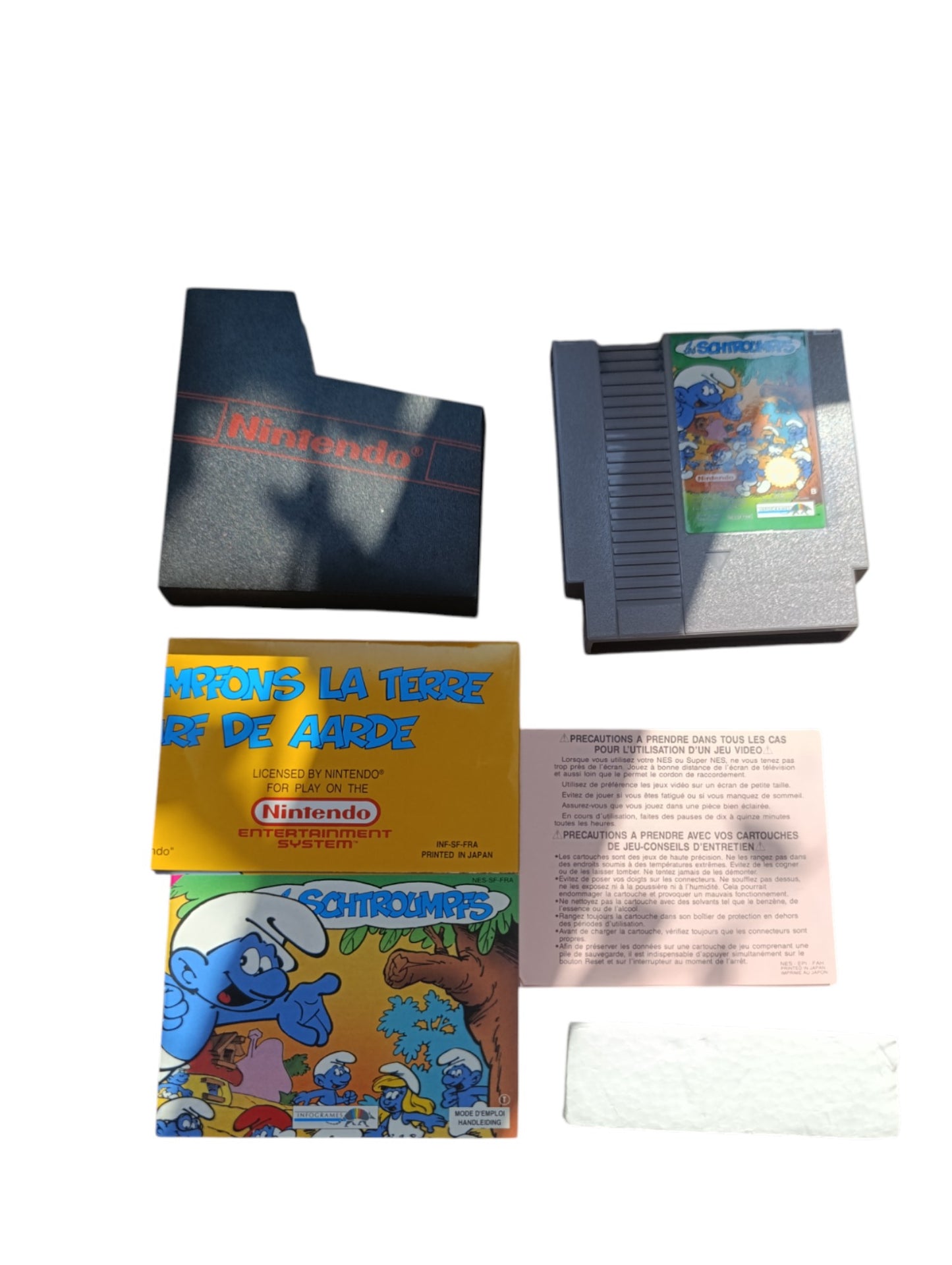 Les Schtroumpfs – Nintendo NES – Version PAL complète