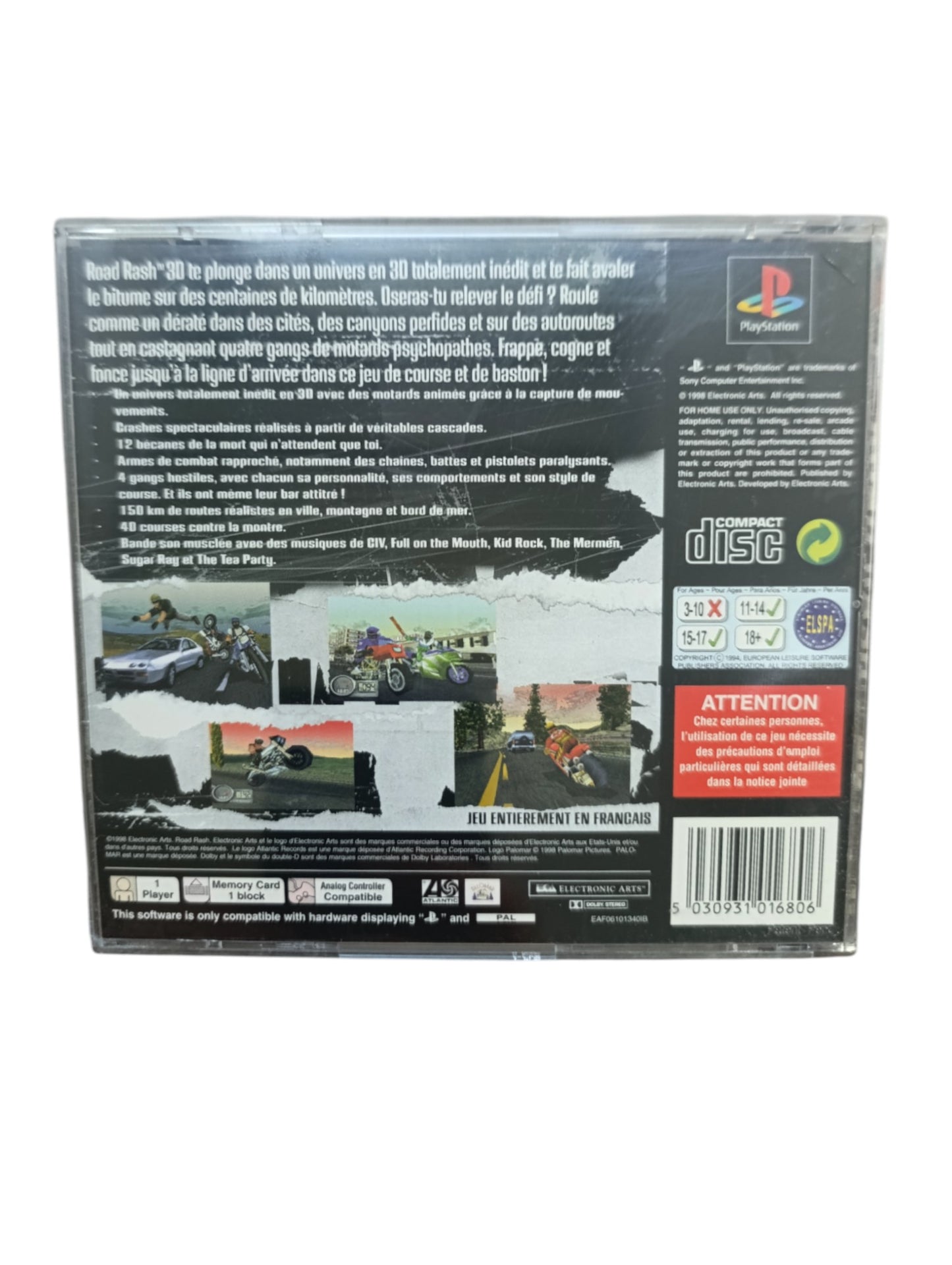 Road Rash 3D – PlayStation 1 (PS1)