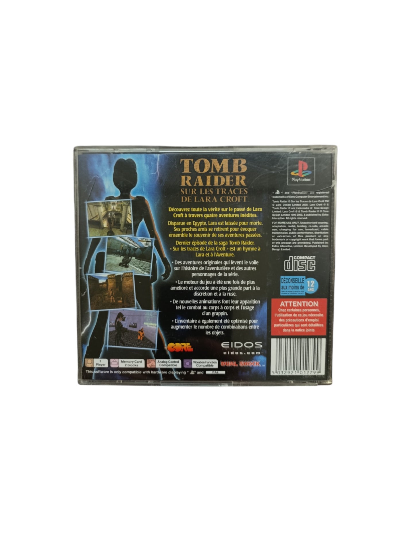 Tomb Raider : Sur les Traces de Lara Croft – PlayStation 1 (PS1)