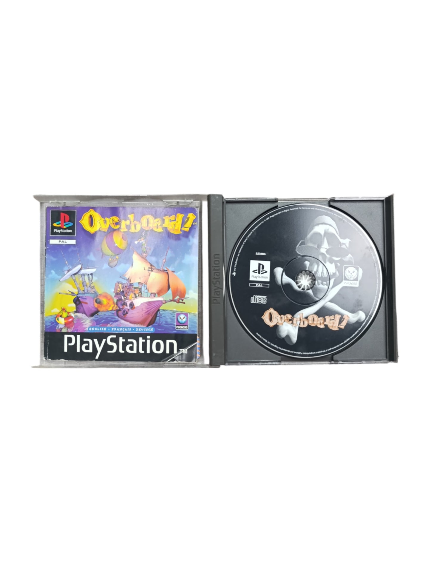 Overboard! – PlayStation 1 (sans jaquette avant, complet)