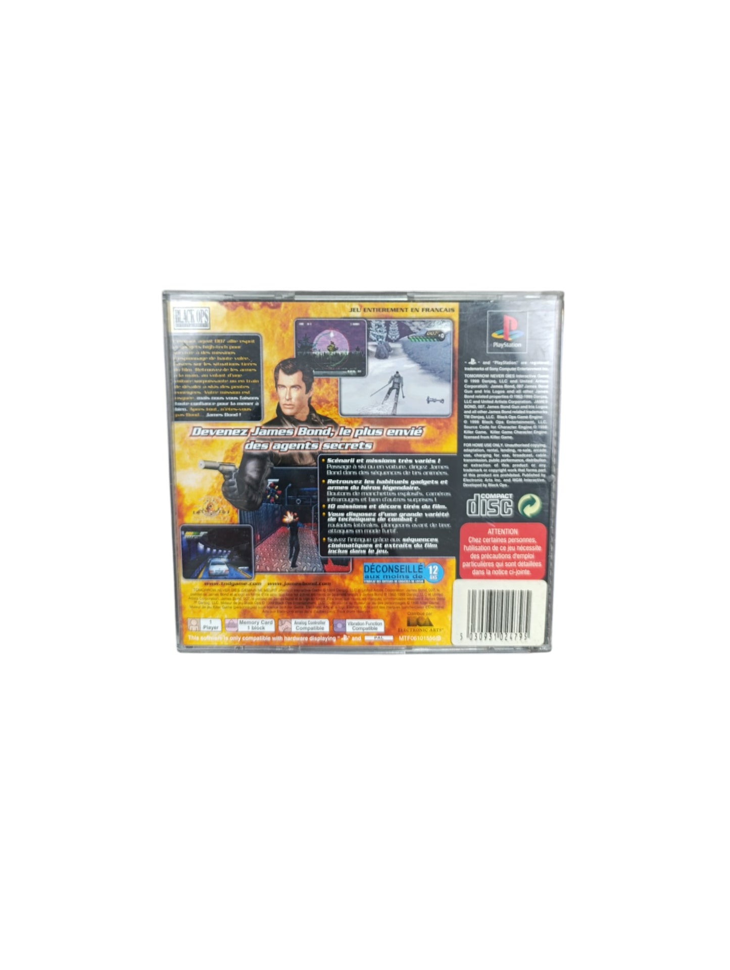 007 : Demain ne meurt jamais – PlayStation 1 (PS1) complet