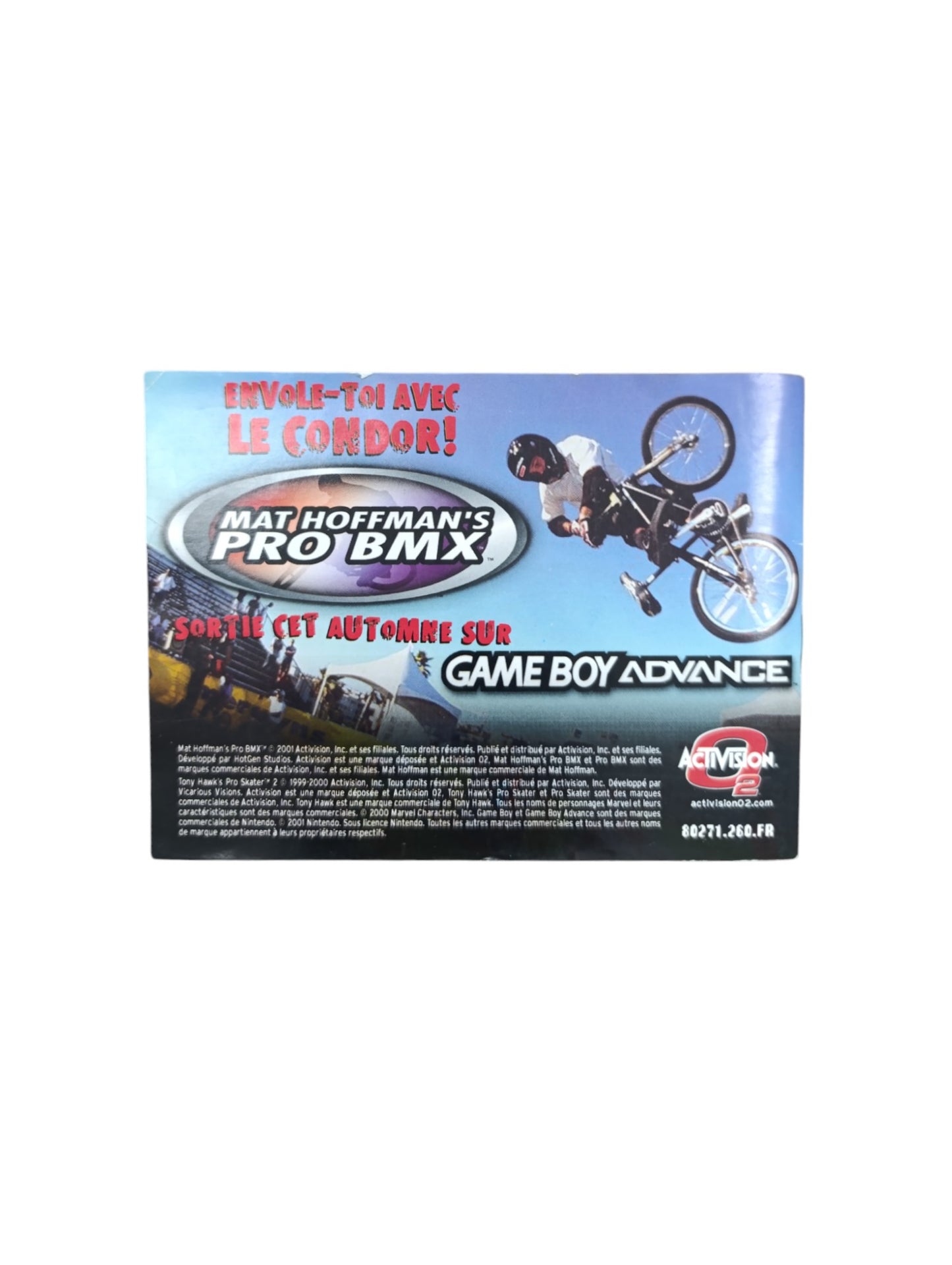 Tony Hawk’s Pro Skater 2 – Game Boy Advance (complet)