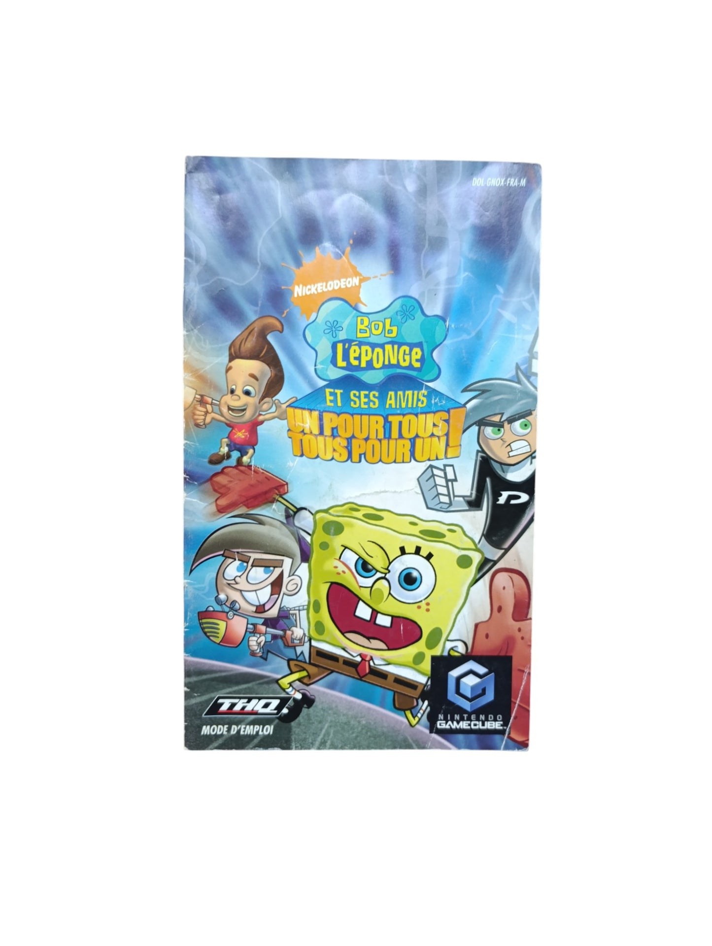 Notice Bob l'Eponge et ses Amis : Un pour Tous, Tous pour Un Gamecube FRA (Copie)