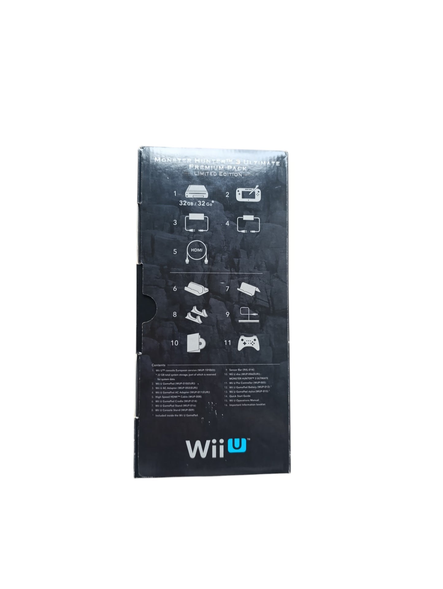 Console Nintendo Wii U pack édition spéciale Wii U Monster Hunter 3 Ultimate