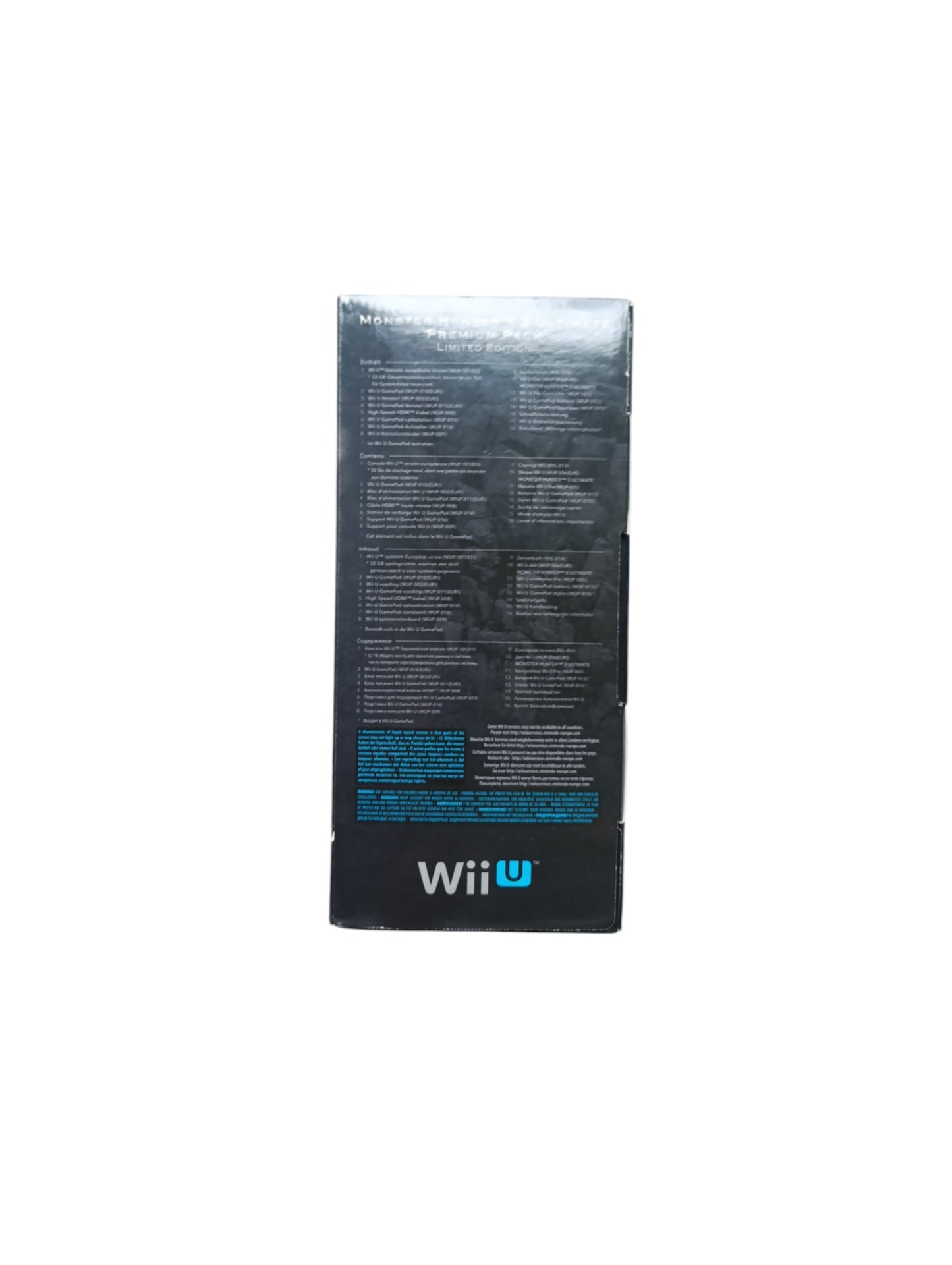 Console Nintendo Wii U pack édition spéciale Wii U Monster Hunter 3 Ultimate