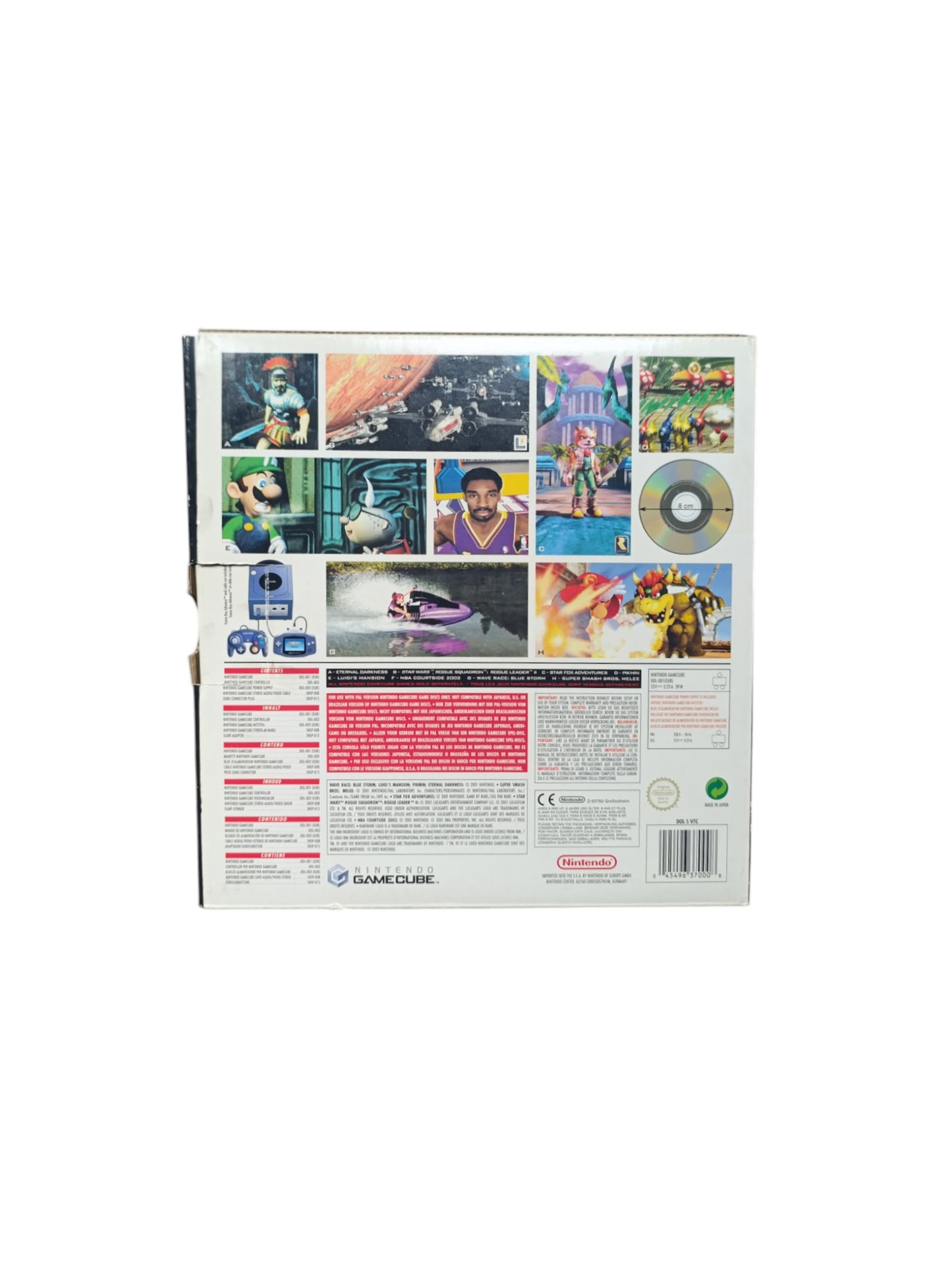 Console Nintendo GameCube Violette – Complet (version française)