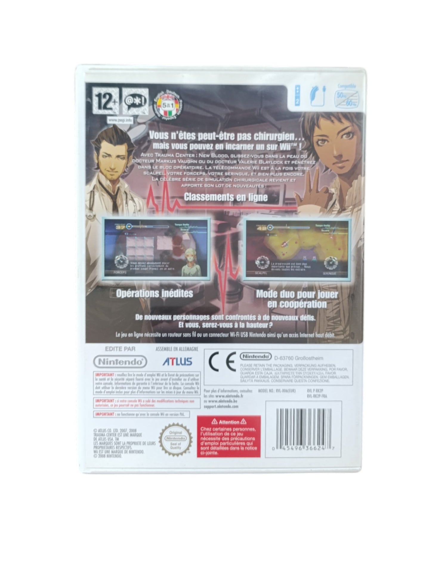Trauma Center: New Blood – Nintendo Wii (Complet)