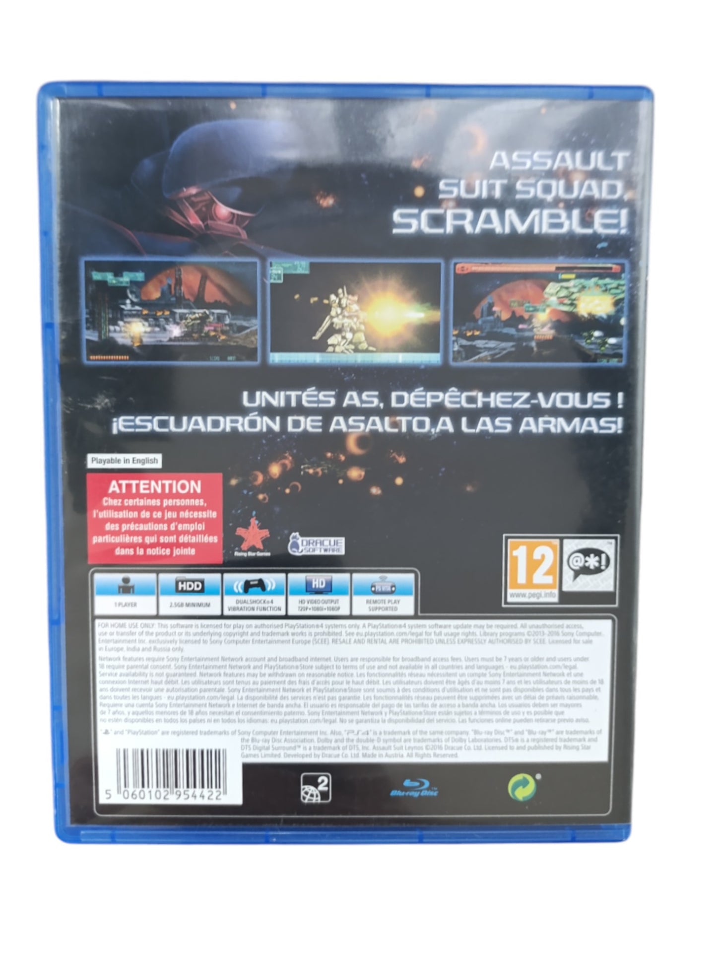 Assault Suit Leynos – PlayStation 4 (Complet)