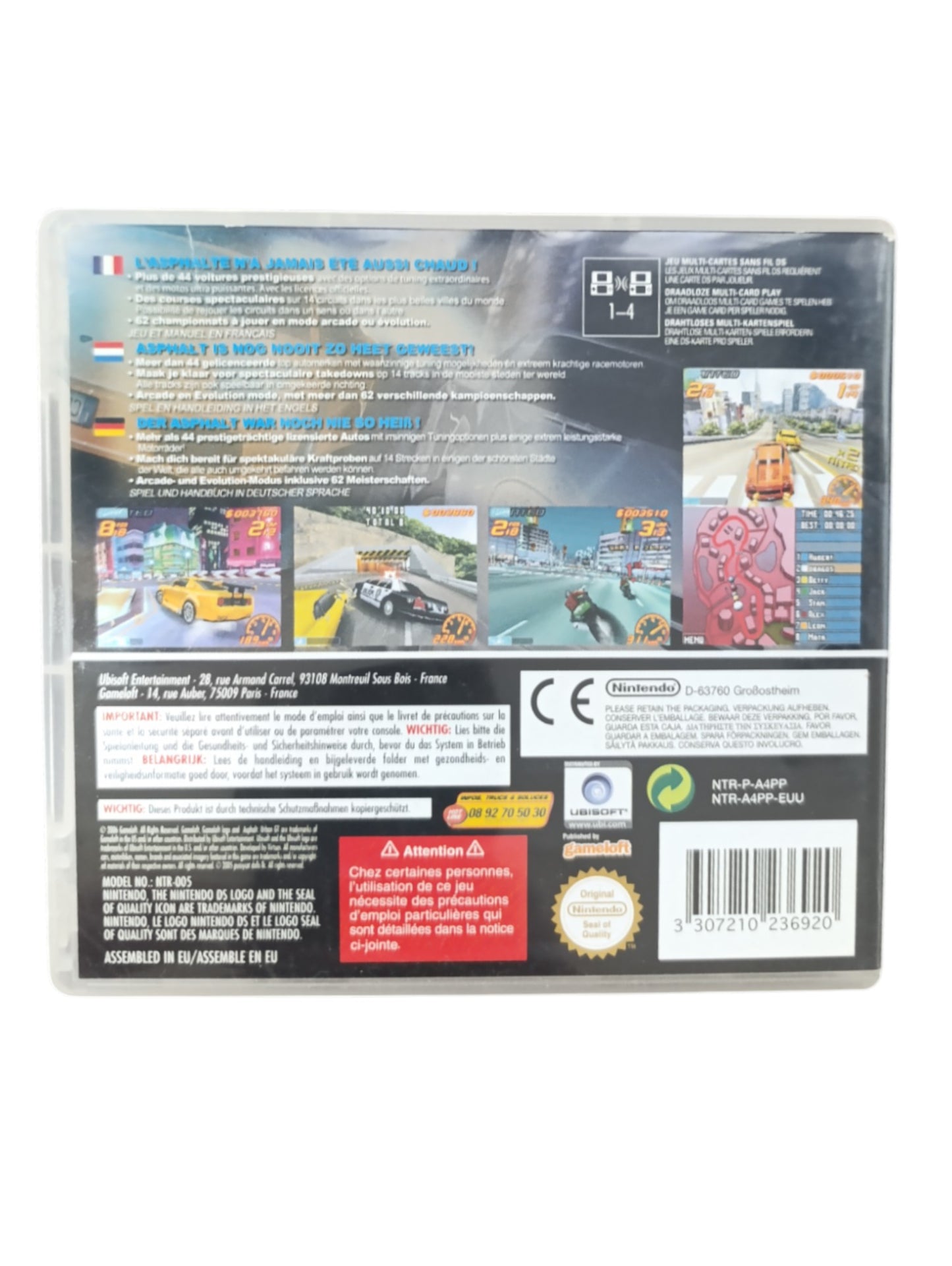 Asphalt: Urban GT 2 – Nintendo DS (Complet)