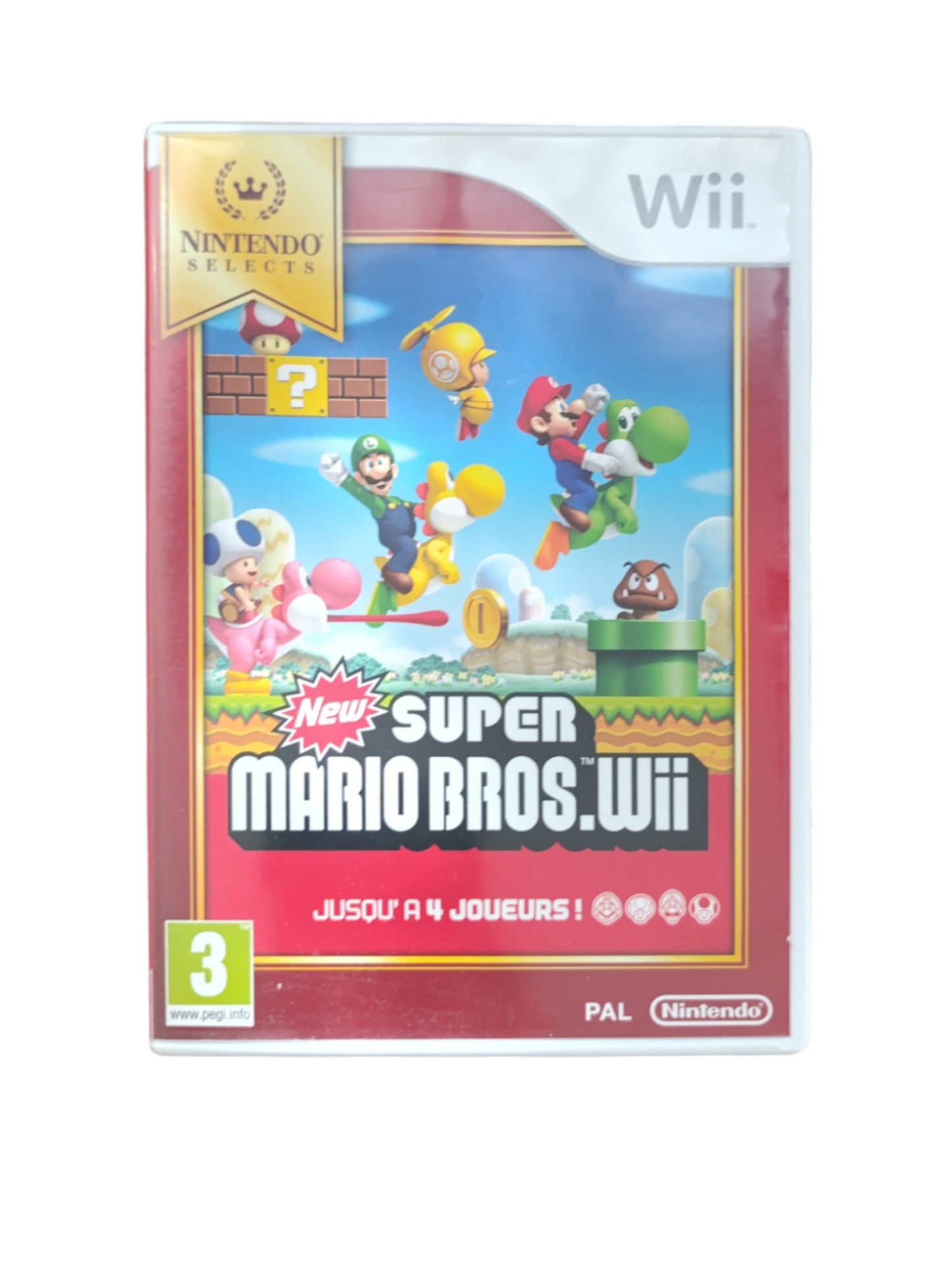 New Super Mario Bros. Wii Nintendo Selects complet avec boîte et notice