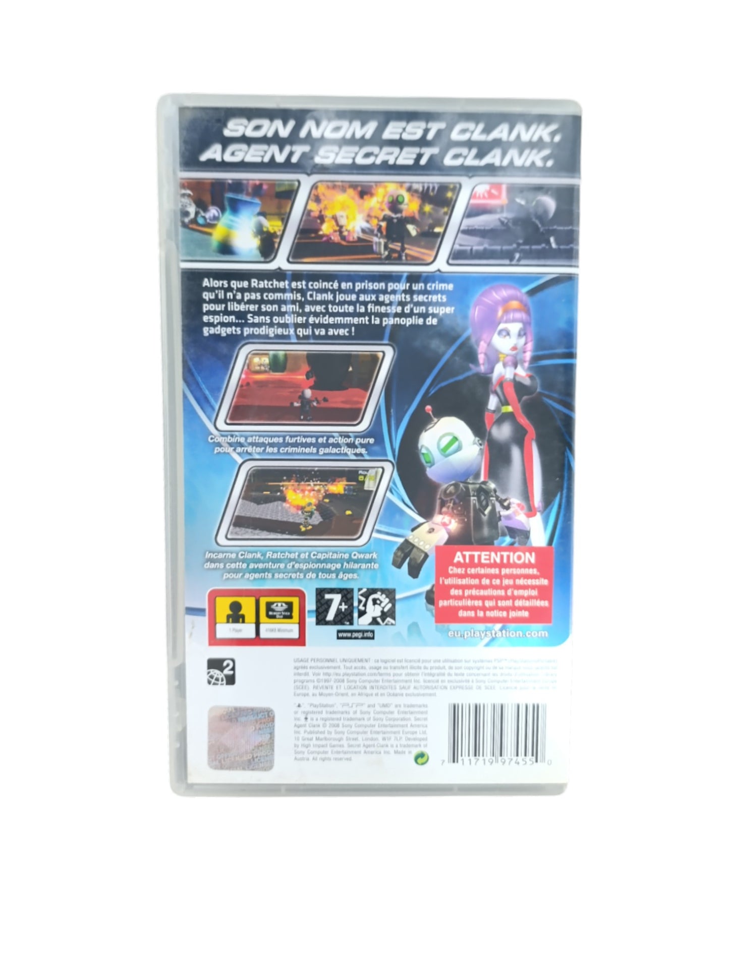 Secret Agent Clank – Playstation Portable (Complet)