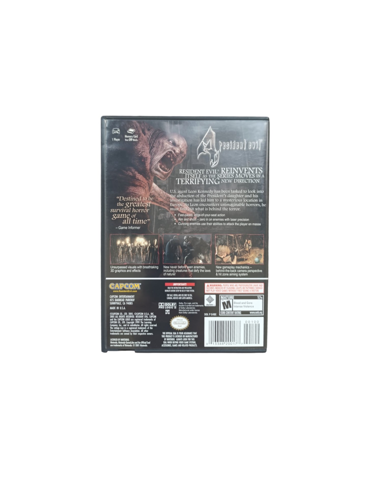 Resident Evil 4 – Nintendo GameCube (USA, Complet)