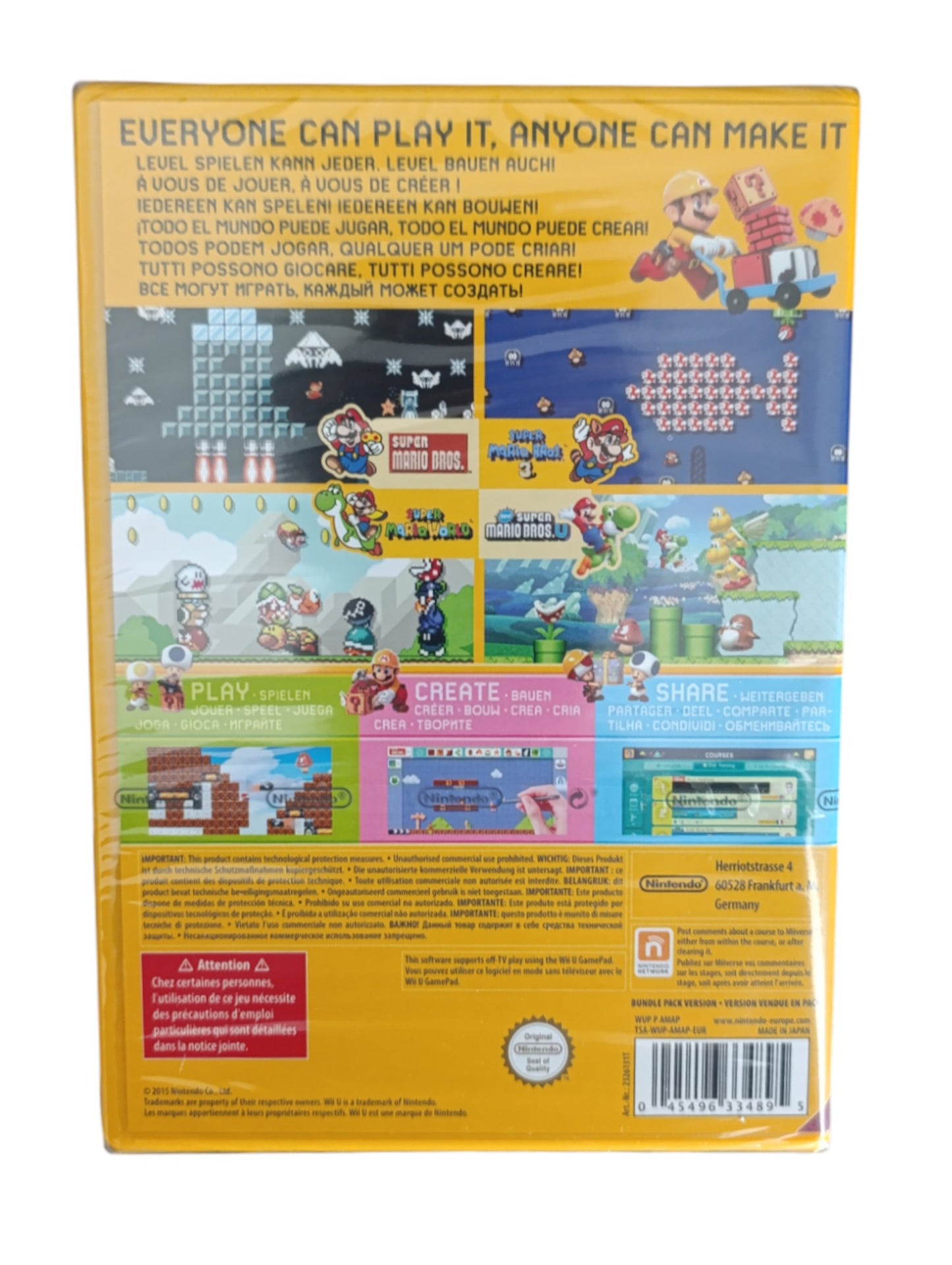 Super Mario Maker – Nintendo Wii U (Complet)