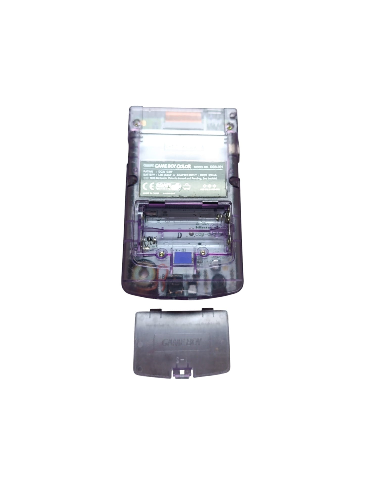 Game Boy Color transparente violette – console loose