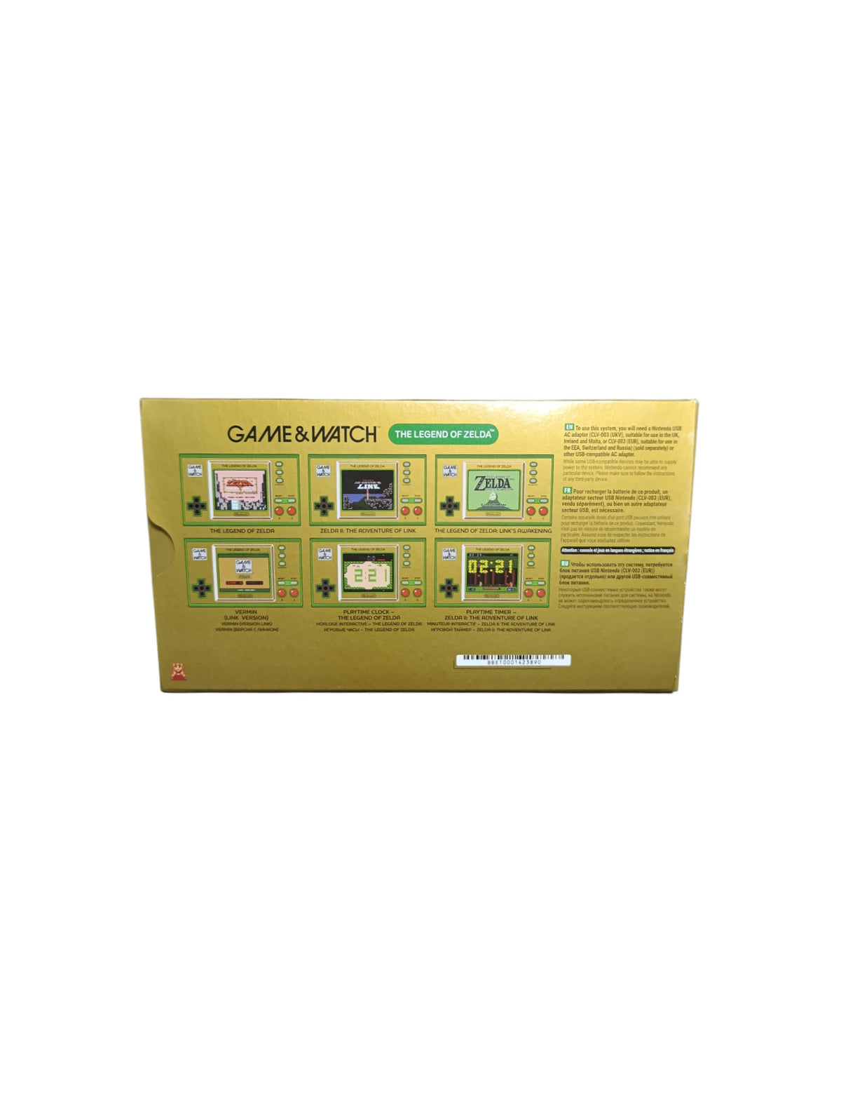 Nintendo Game & Watch: The Legend of Zelda – Édition Anniversaire (complet en boîte)