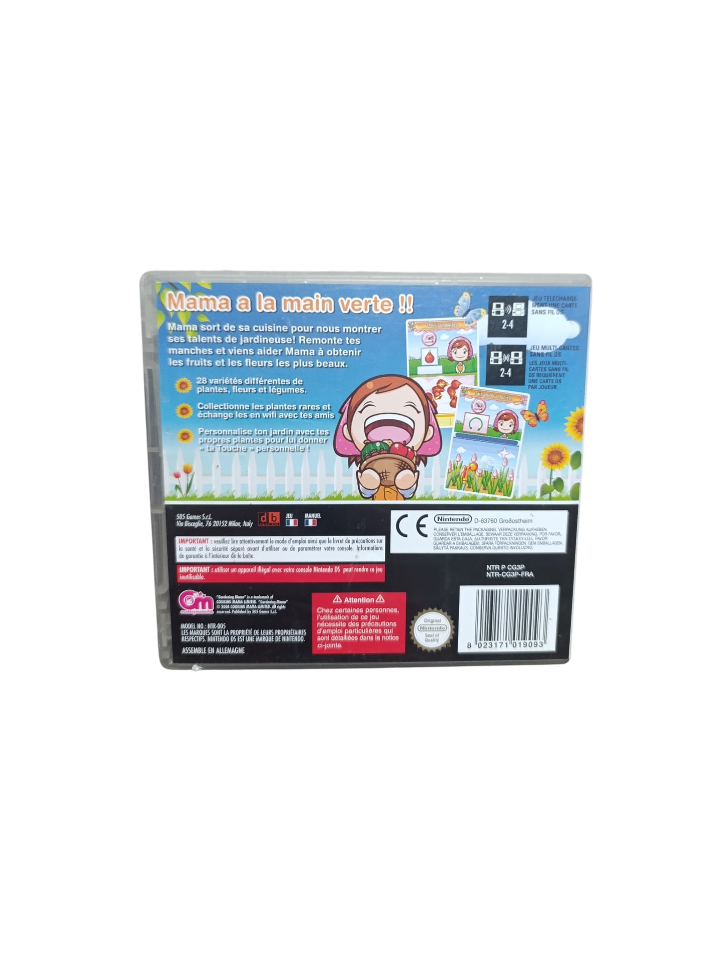 Gardening Mama – Nintendo DS (jeu original)