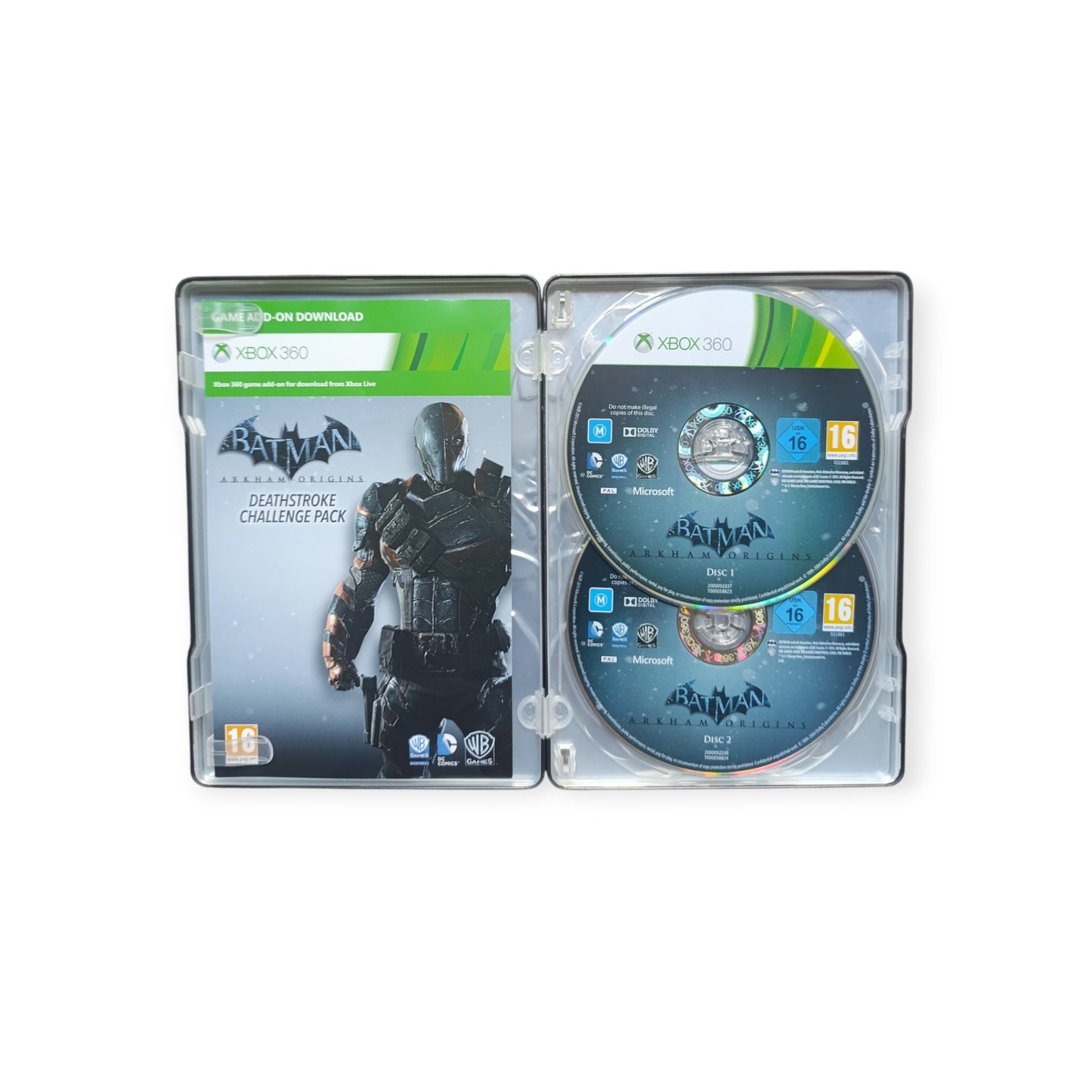 Batman Arkham Origins – Steelbook Édition (Xbox 360) – Complet avec CD