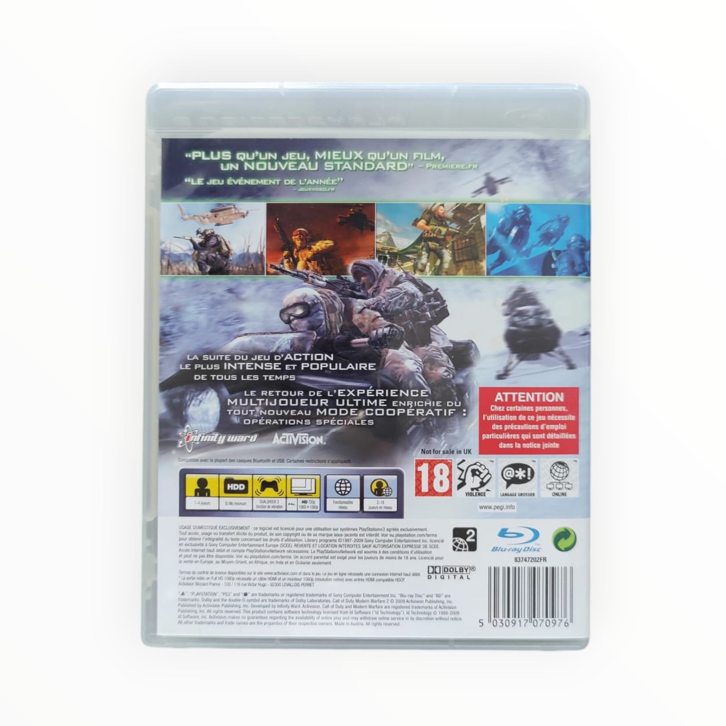 Call of Duty: Modern Warfare 2 – PlayStation 3 (complet)