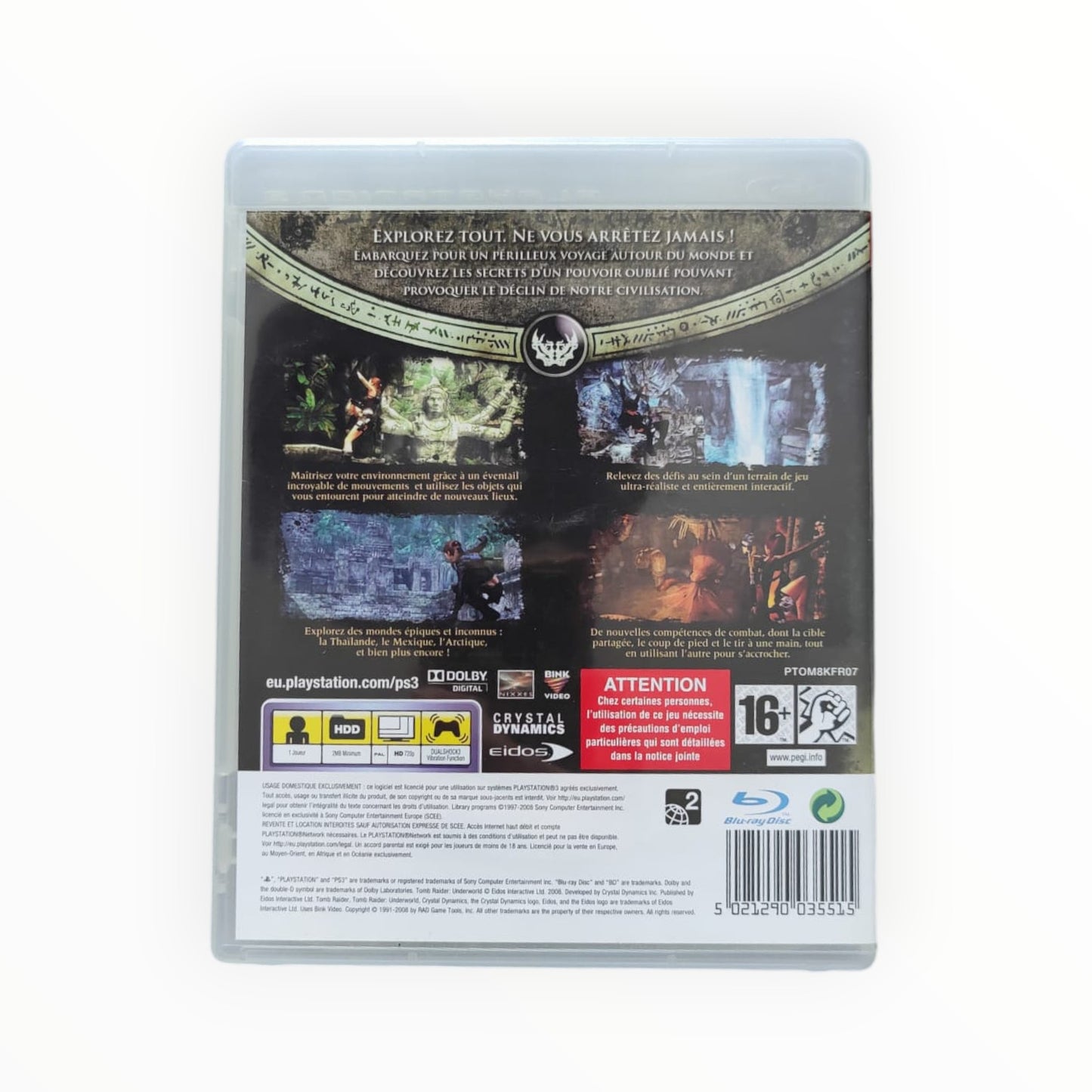 Tomb Raider: Underworld – PlayStation 3 (complet)