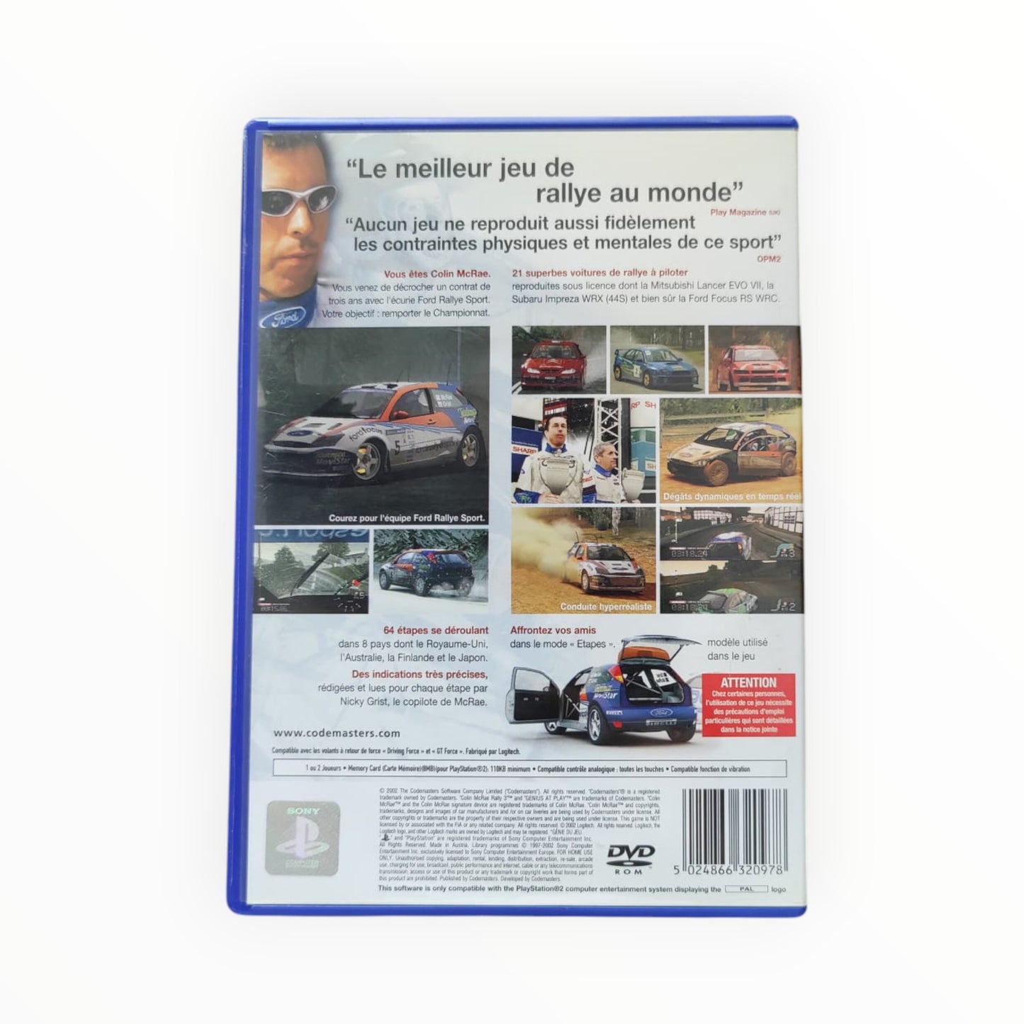 Colin McRae Rally 3 – PlayStation 2 (complet)