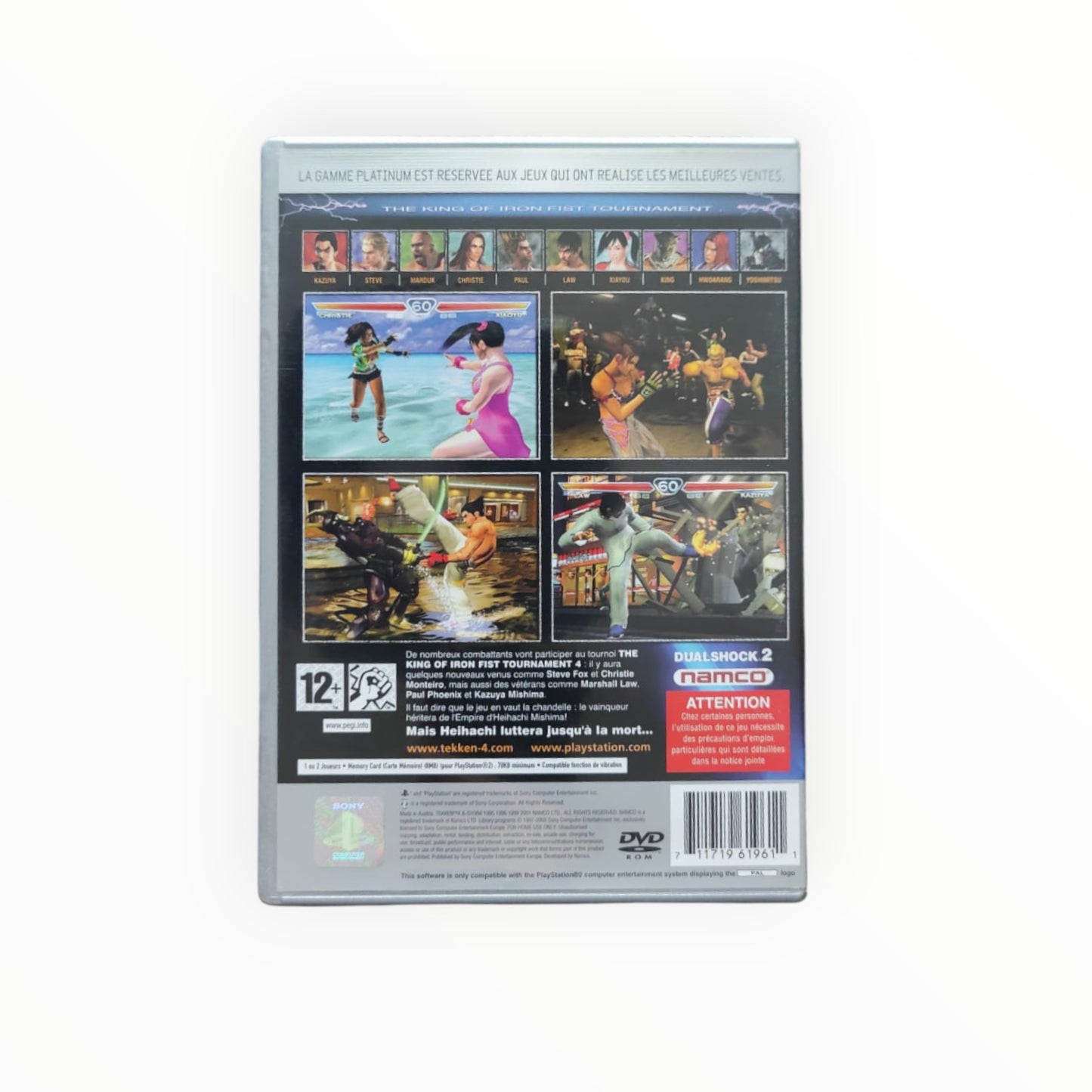 Tekken 4 – PlayStation 2 (Platinum, complet)