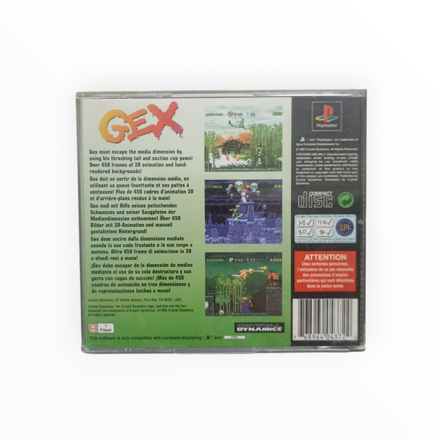 Gex Playstation 1 (PS1)