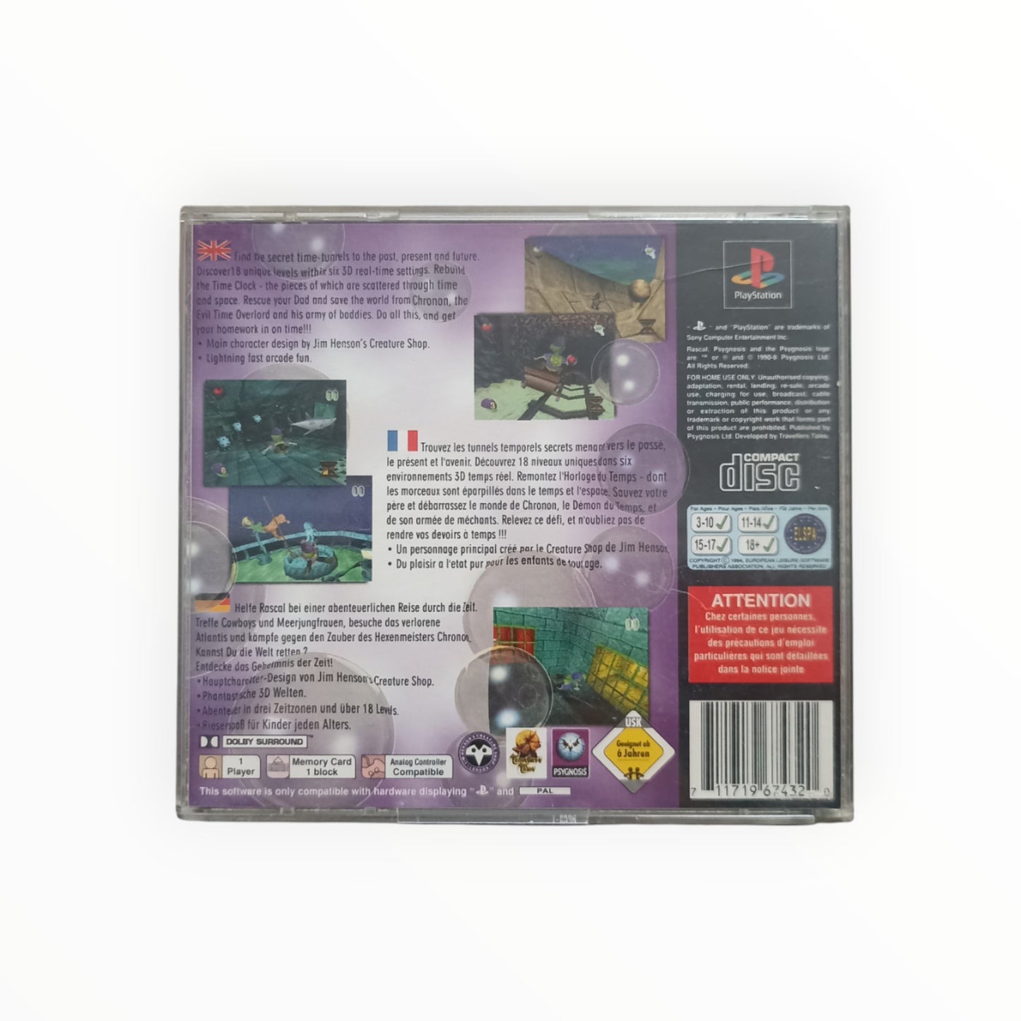 Rascal Playstation 1 (PS1)