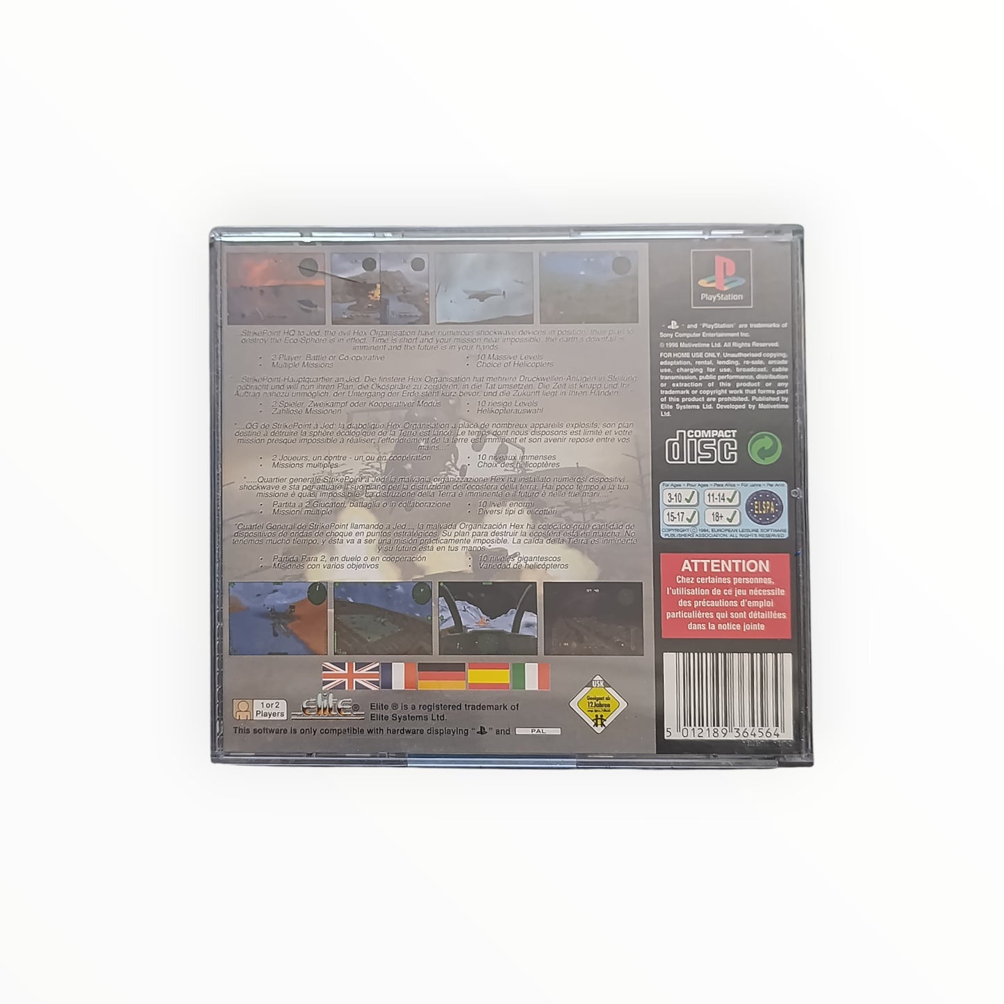 STRIKEPOINT THE HEX MISSIONS playstation 1 (PS1)