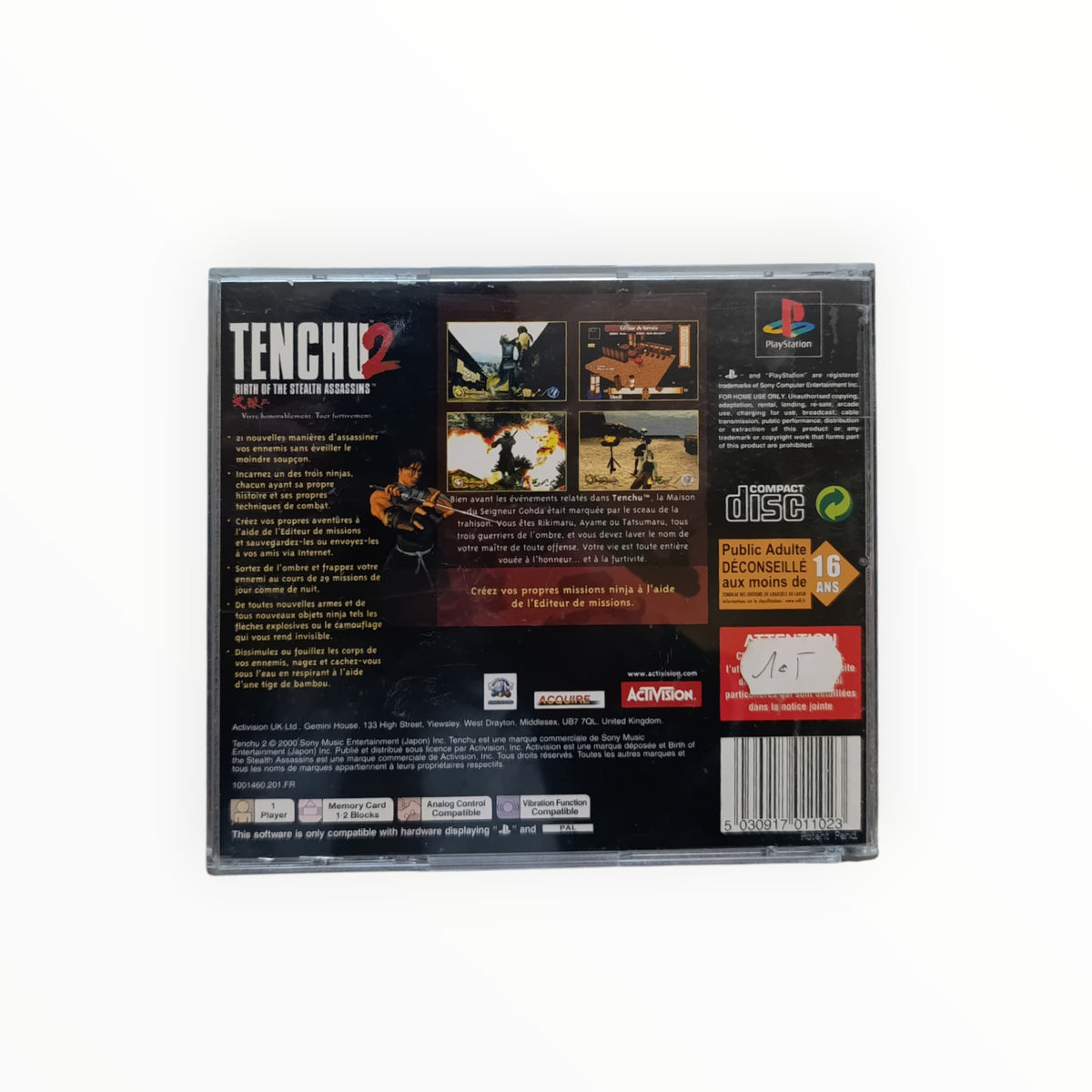 TENCHU 2 playstation 1 (PS1)
