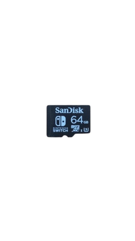Carte Micro SD SanDisk 64GB Nintendo Switch