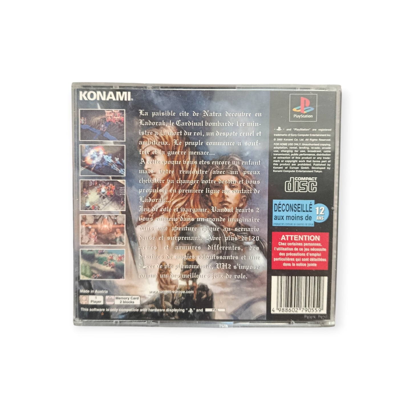 Vandal hearts II playstation 1 (PS1)