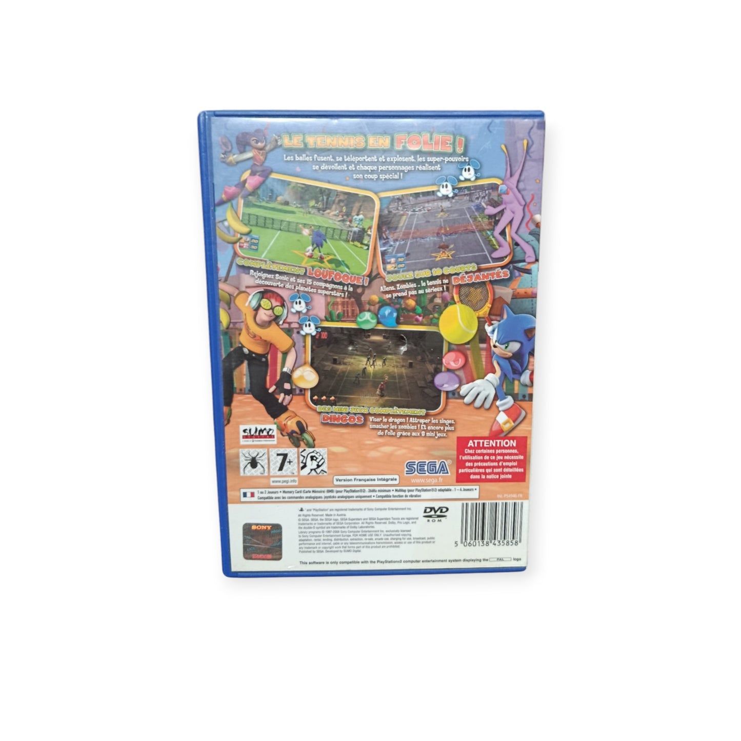Sega Superstars Tennis playstation 2 (PS2)