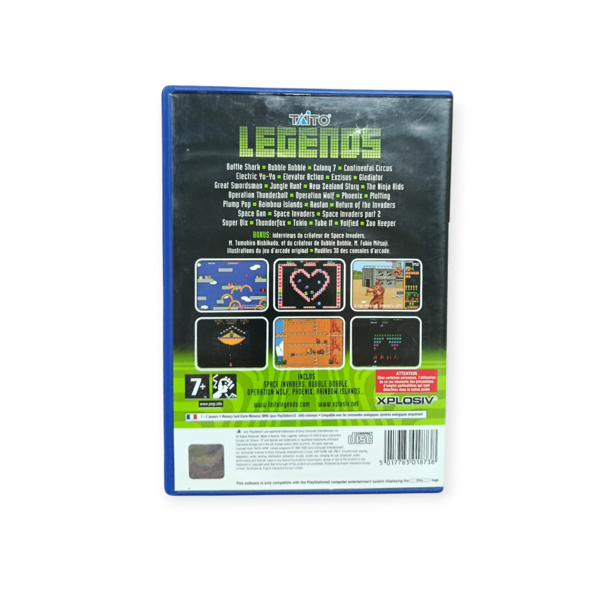 Taito Legends playstation 2 (PS2)
